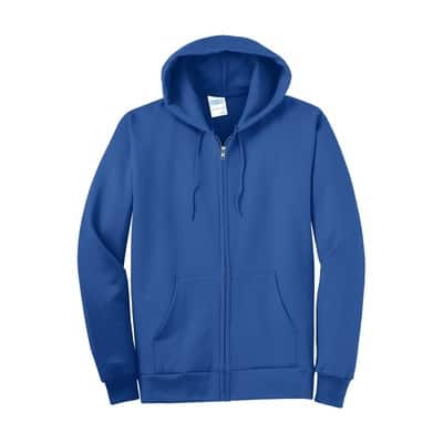 Port & Company® Tall Essential Fleece Full-Zip Hooded Sweatshirt | Michaels