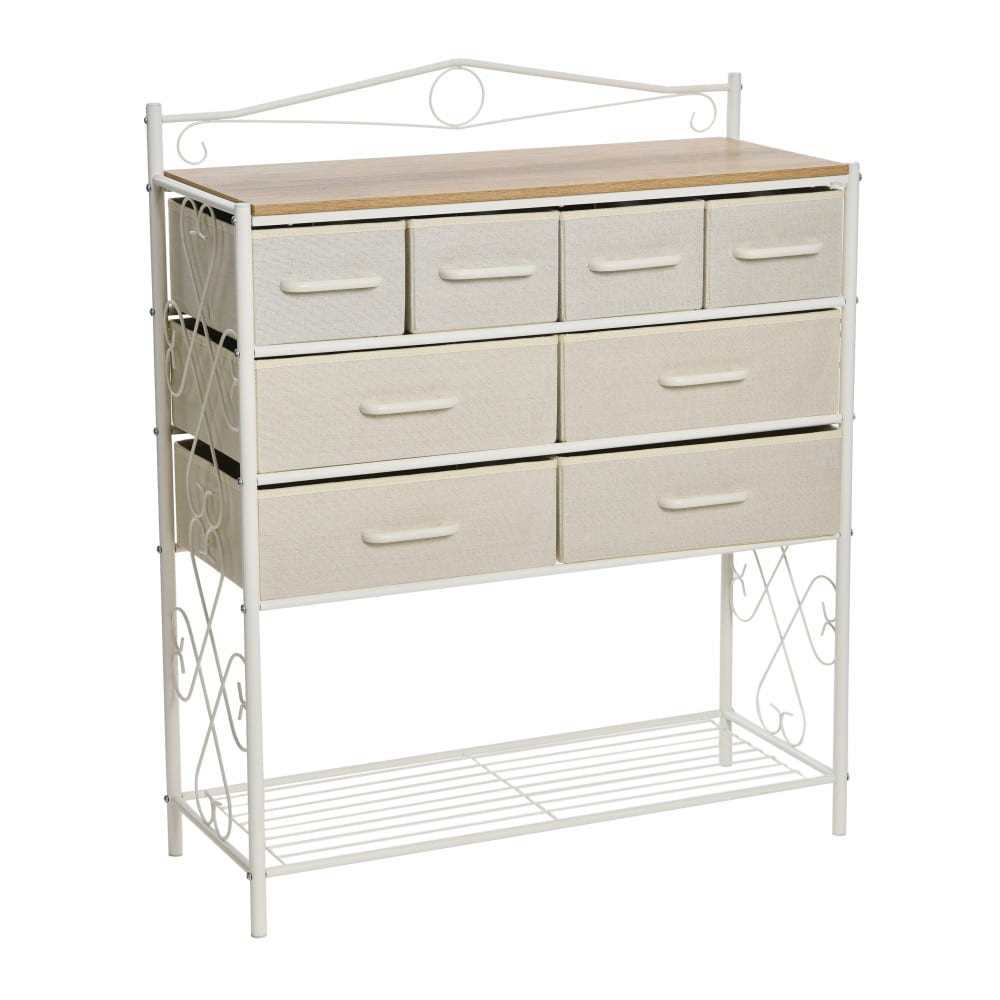 Household Essentials Victoria 8-Drawer Dresser with Shelf