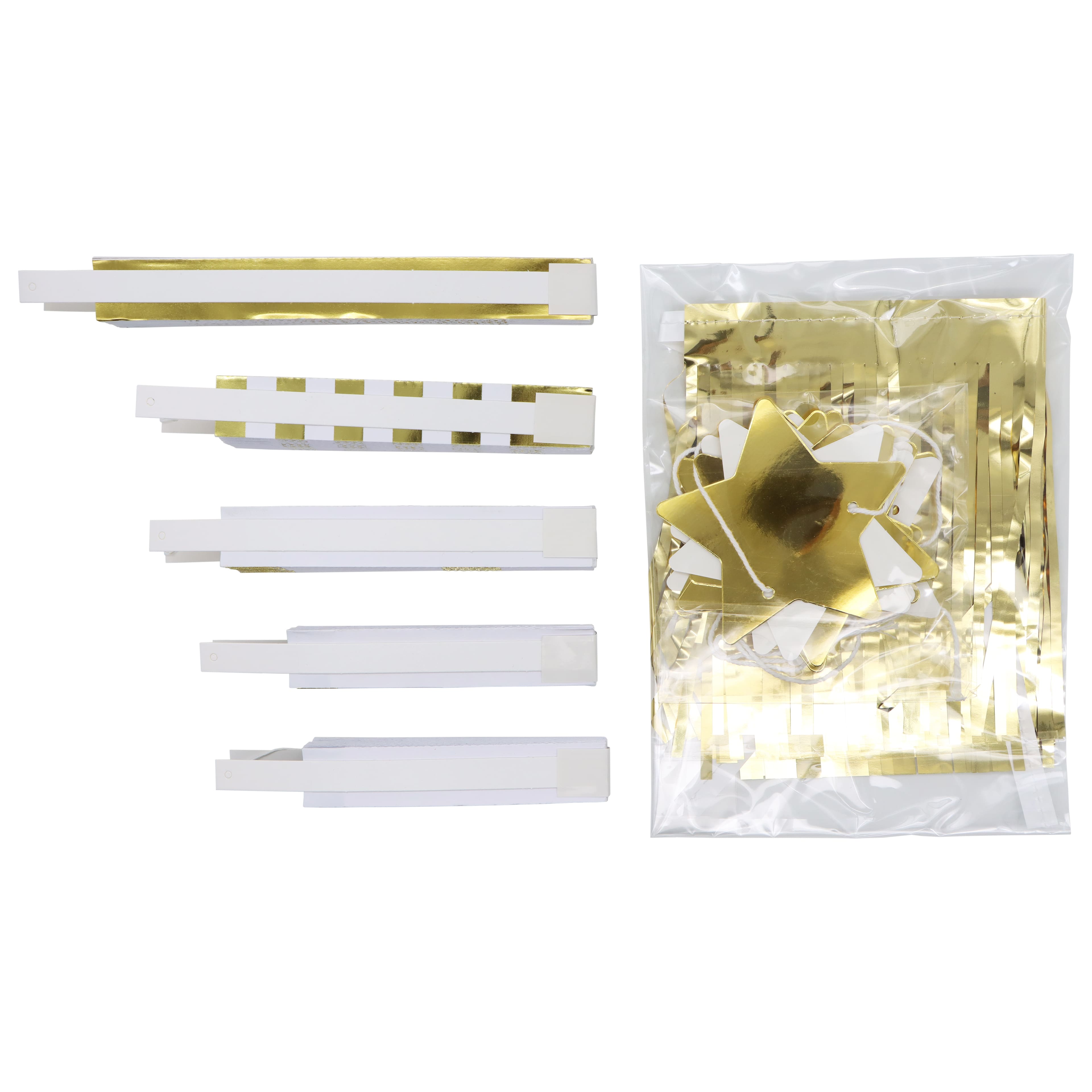 White &#x26; Gold Party D&#xE9;cor Kit by Celebrate It&#x2122;