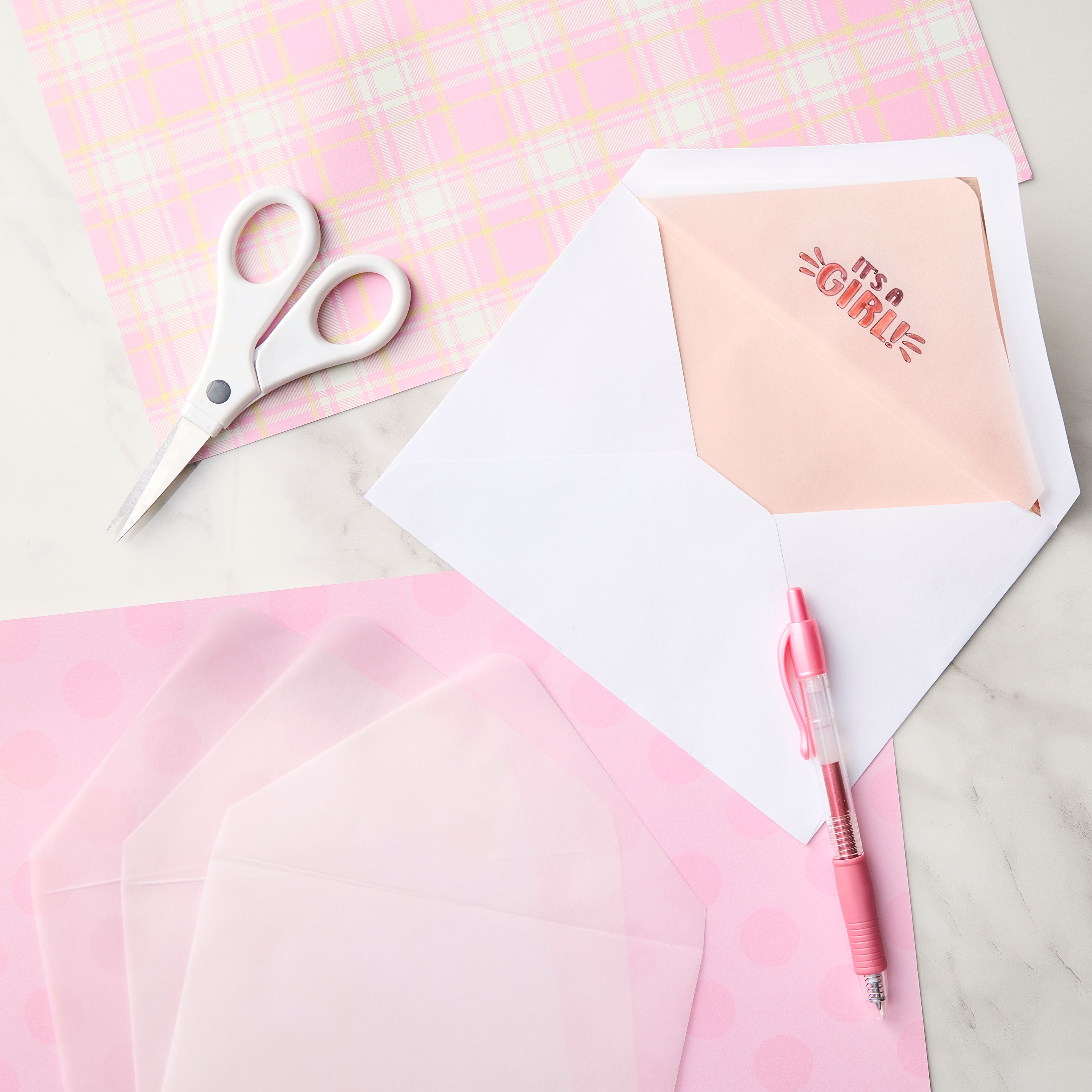 A7 White Vellum Envelope Inserts by Recollections™, 10ct.