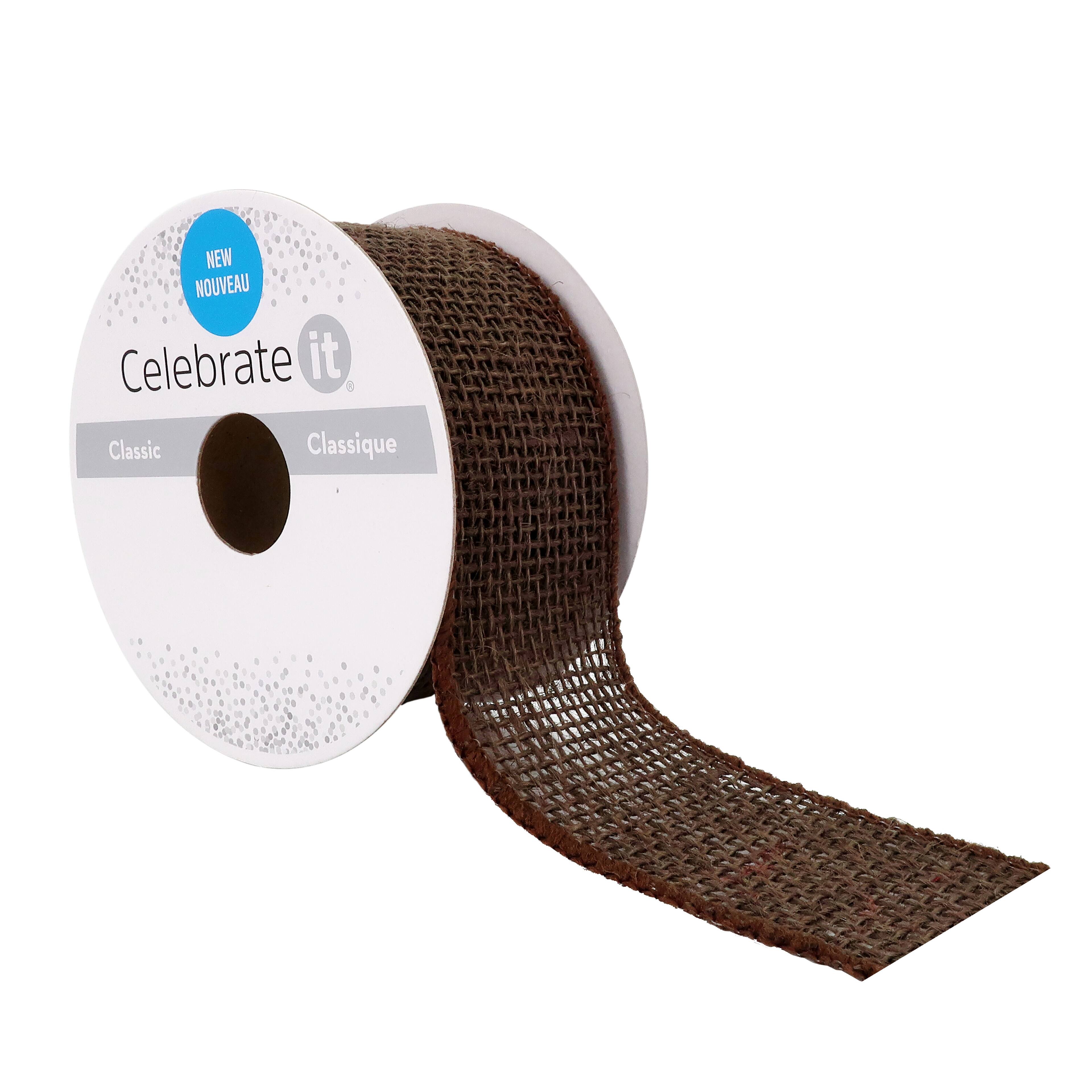 12 Pack: 1.5'' x 3yd. Burlap Ribbon by Celebrate It™