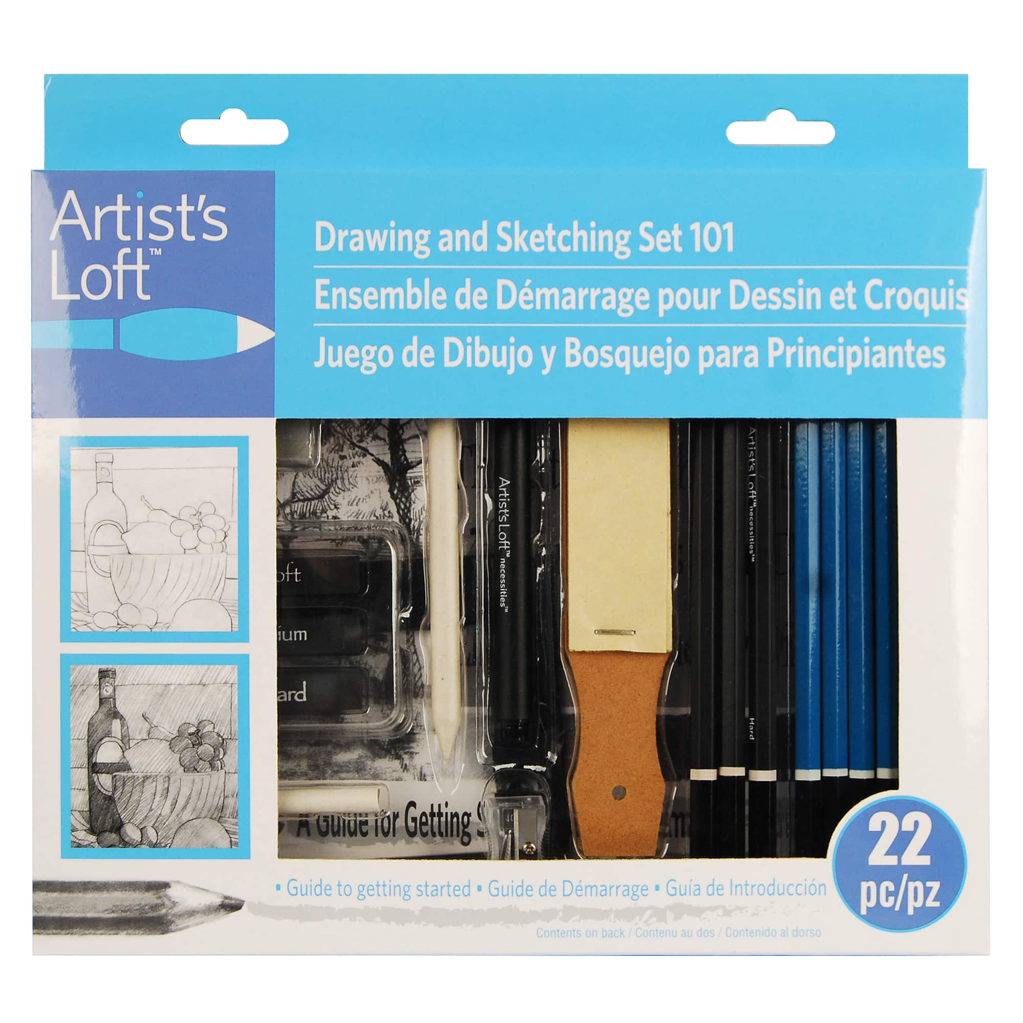 Beginner Drawing & Sketching Set by Artist's Loft™