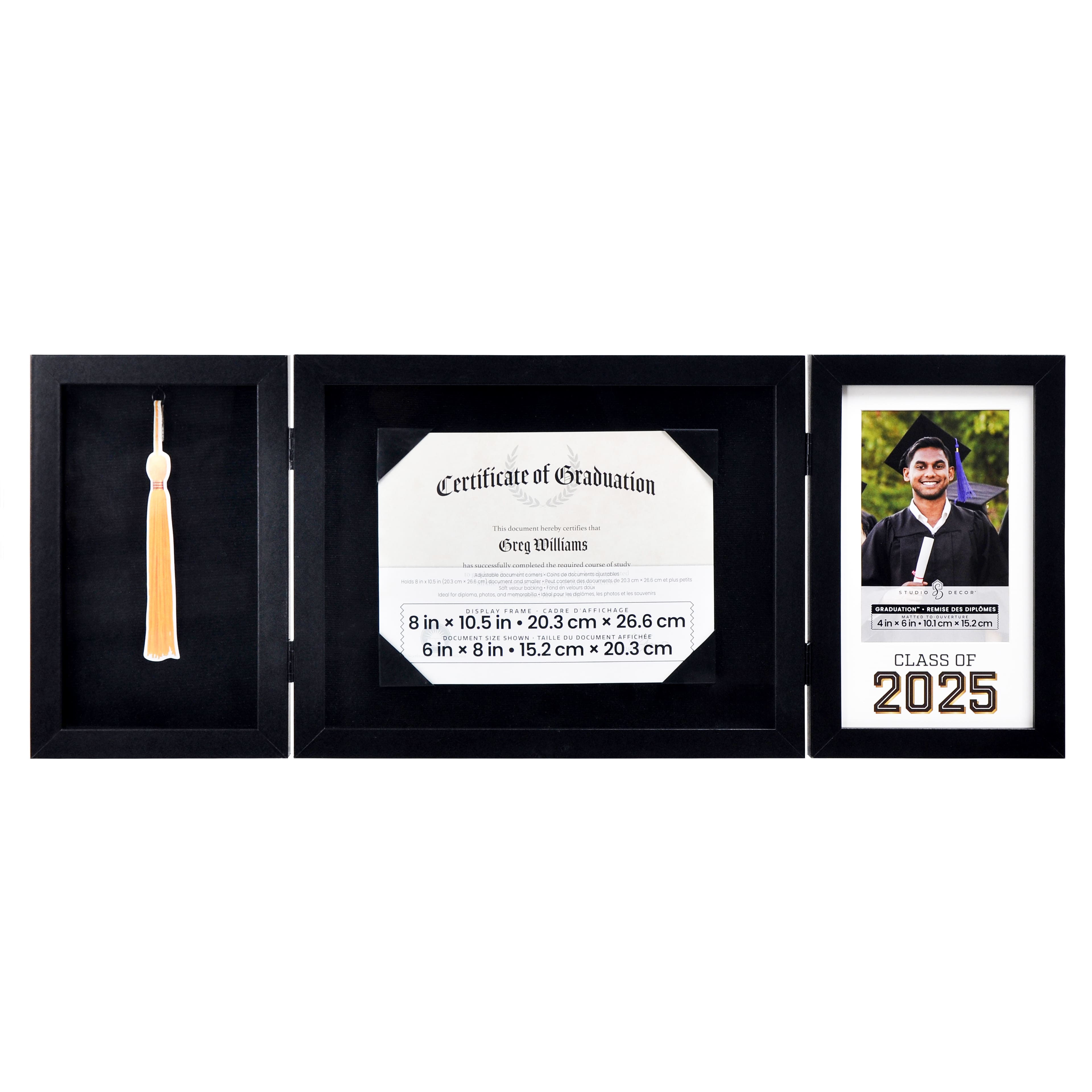 Graduation™ 3 Opening Hinged Display Frame by Studio Décor®