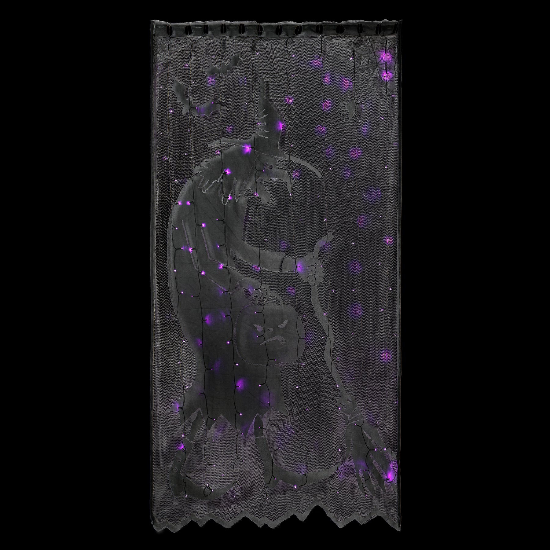 160ct. Purple LED Black Lighted Curtain D&#xE9;cor by Ashland&#xAE;