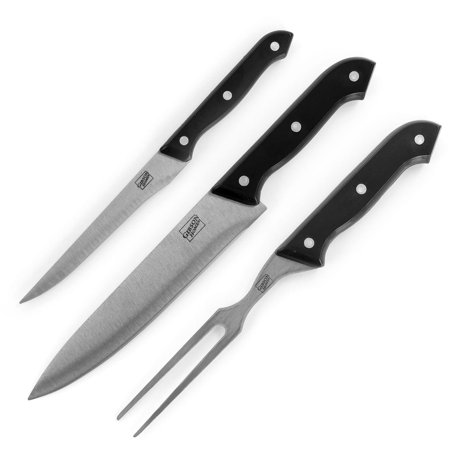 Gibson Home® Wildcraft 10-Piece Cutlery Set with Wooden Cutting Board