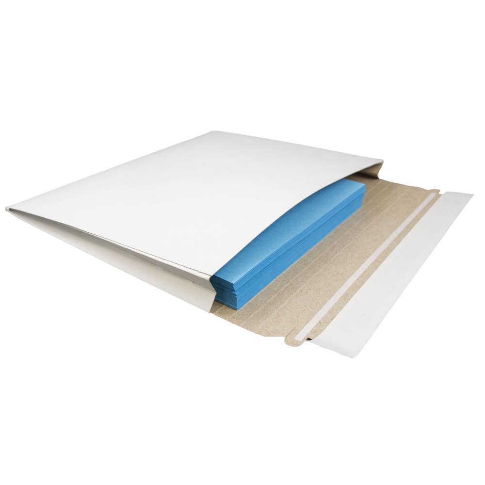 JAM Paper White Expandable Photo Mailer Peel & Seal Closure Envelopes, 6ct.