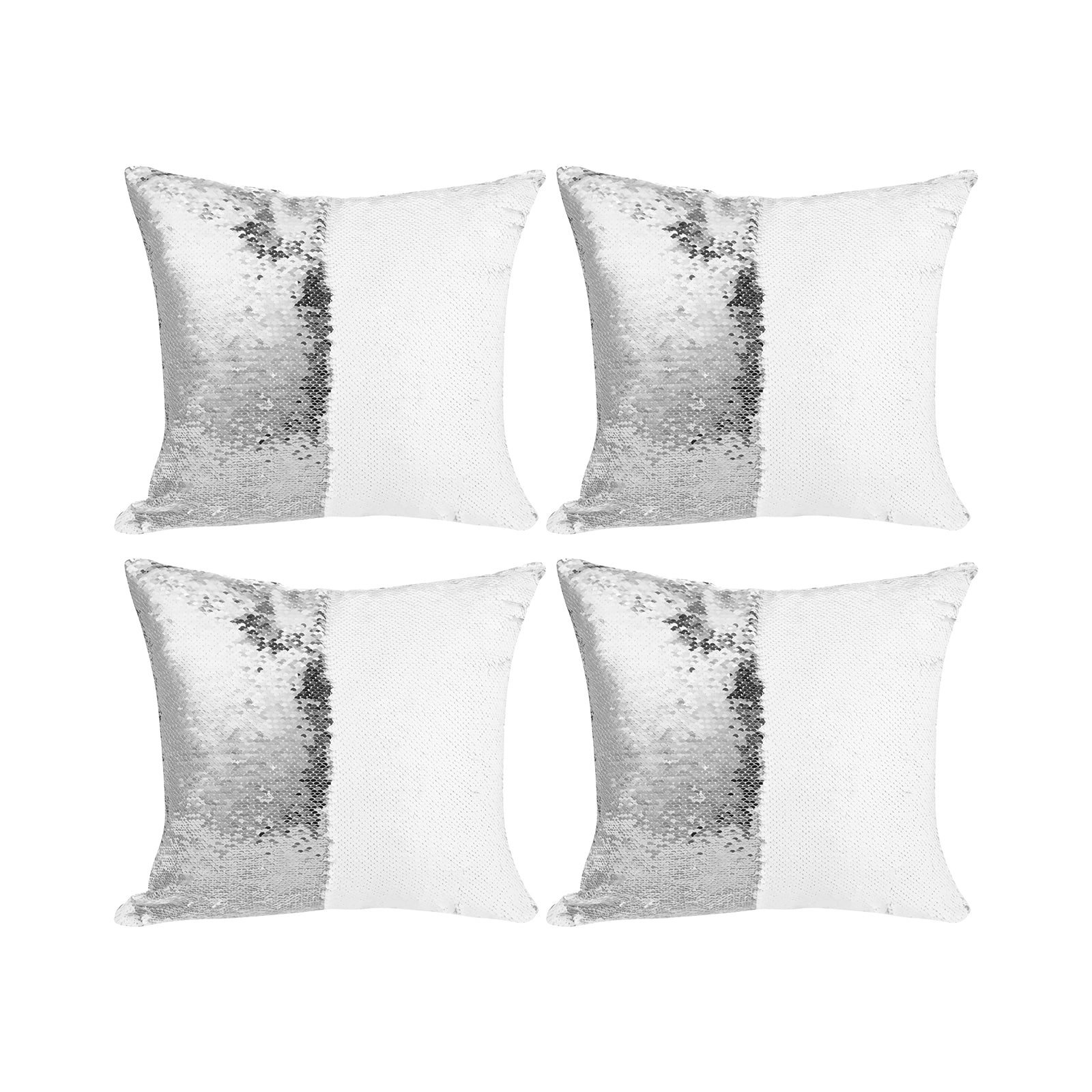 Craft Express 4ct. Sublimation Flip Sequin Pillows
