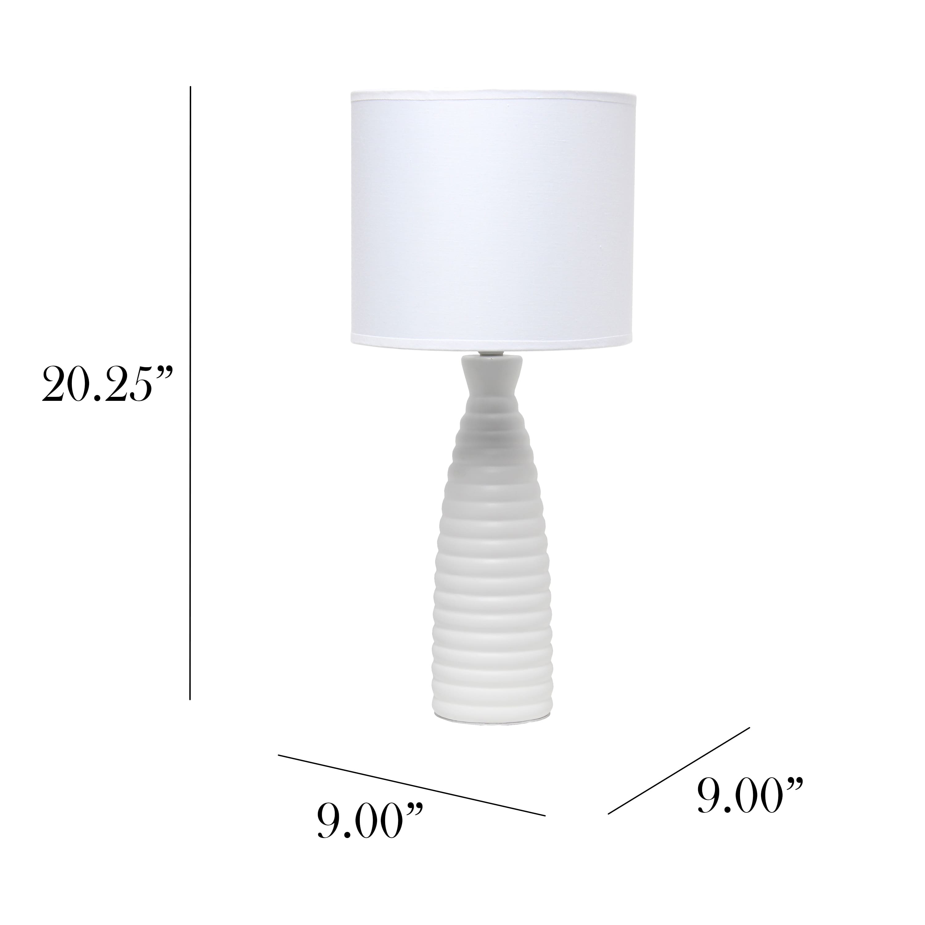 Simple Designs Alsace Bottle Table Lamp