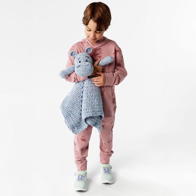 Loops & Threads® Carousel™ Crochet Hippo Lovey