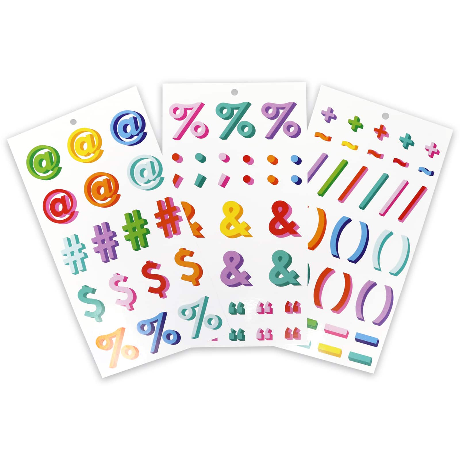 Multicolor Vinyl Alphabet Sticker Sheets by Recollections&#x2122;