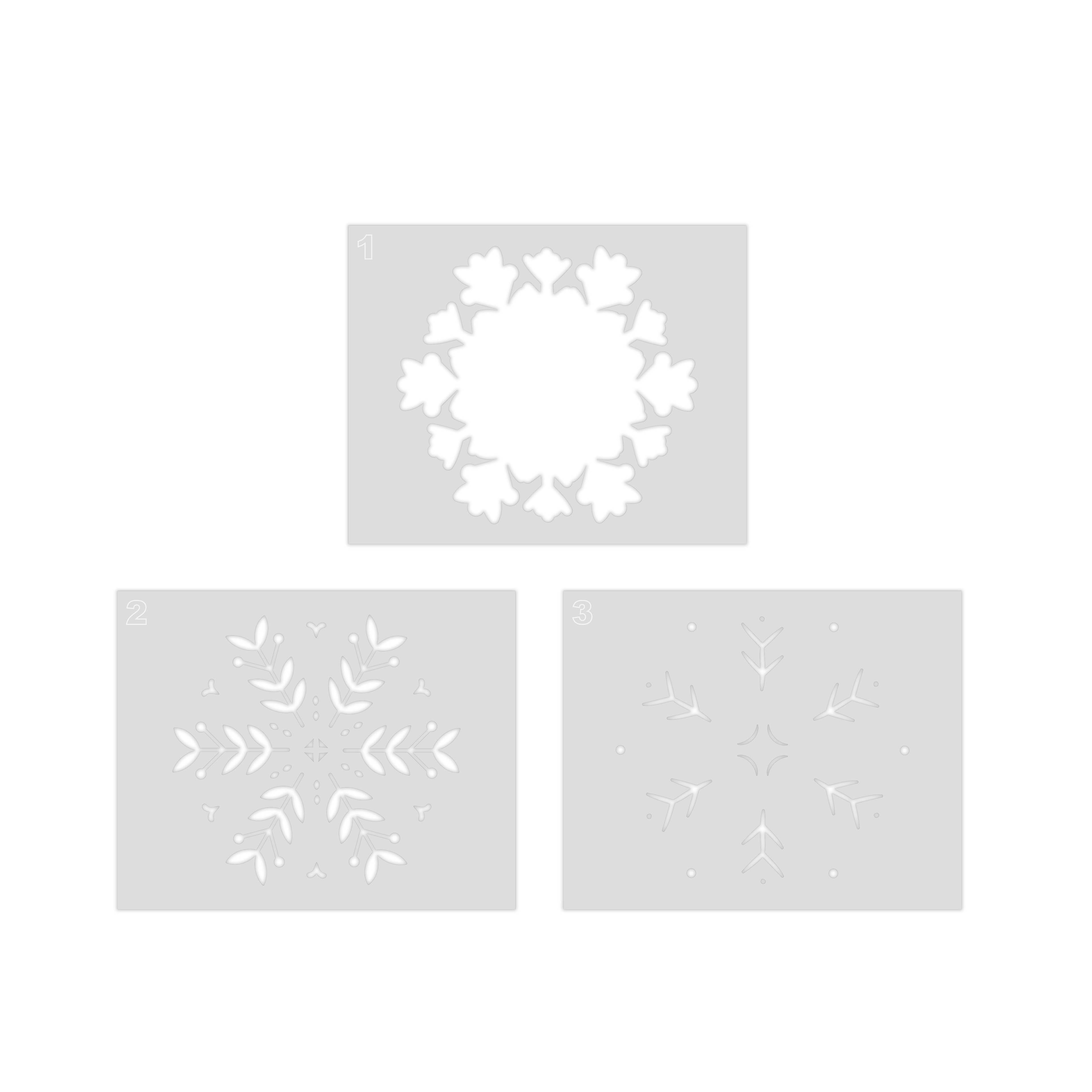 Large Snowflake Layering Stencils by Recollections&#x2122;