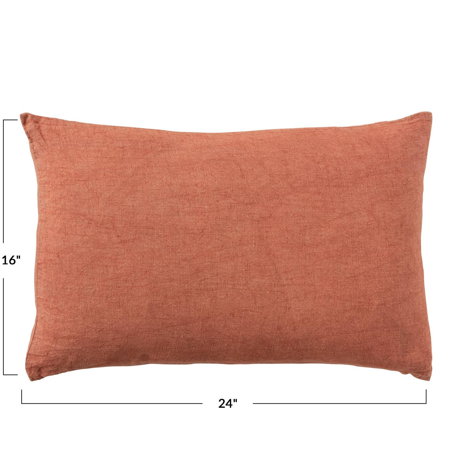 Hello Honey&#xAE; Stonewashed Linen Lumbar Pillow