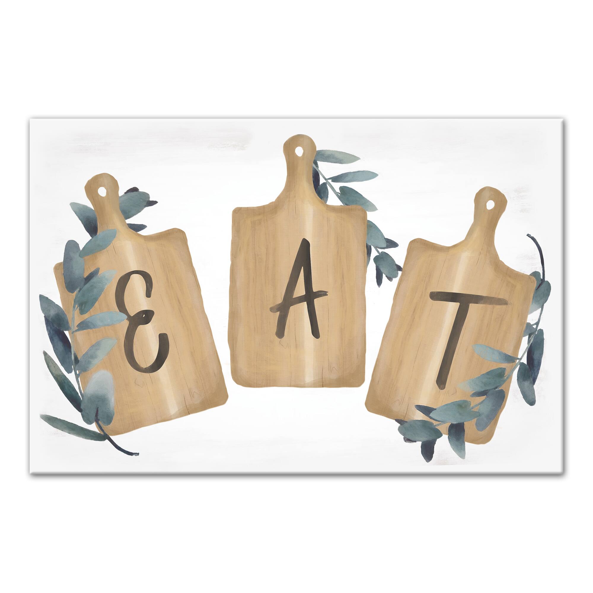 Botanical Cutting Boards 12" x 18" Canvas Wall Art