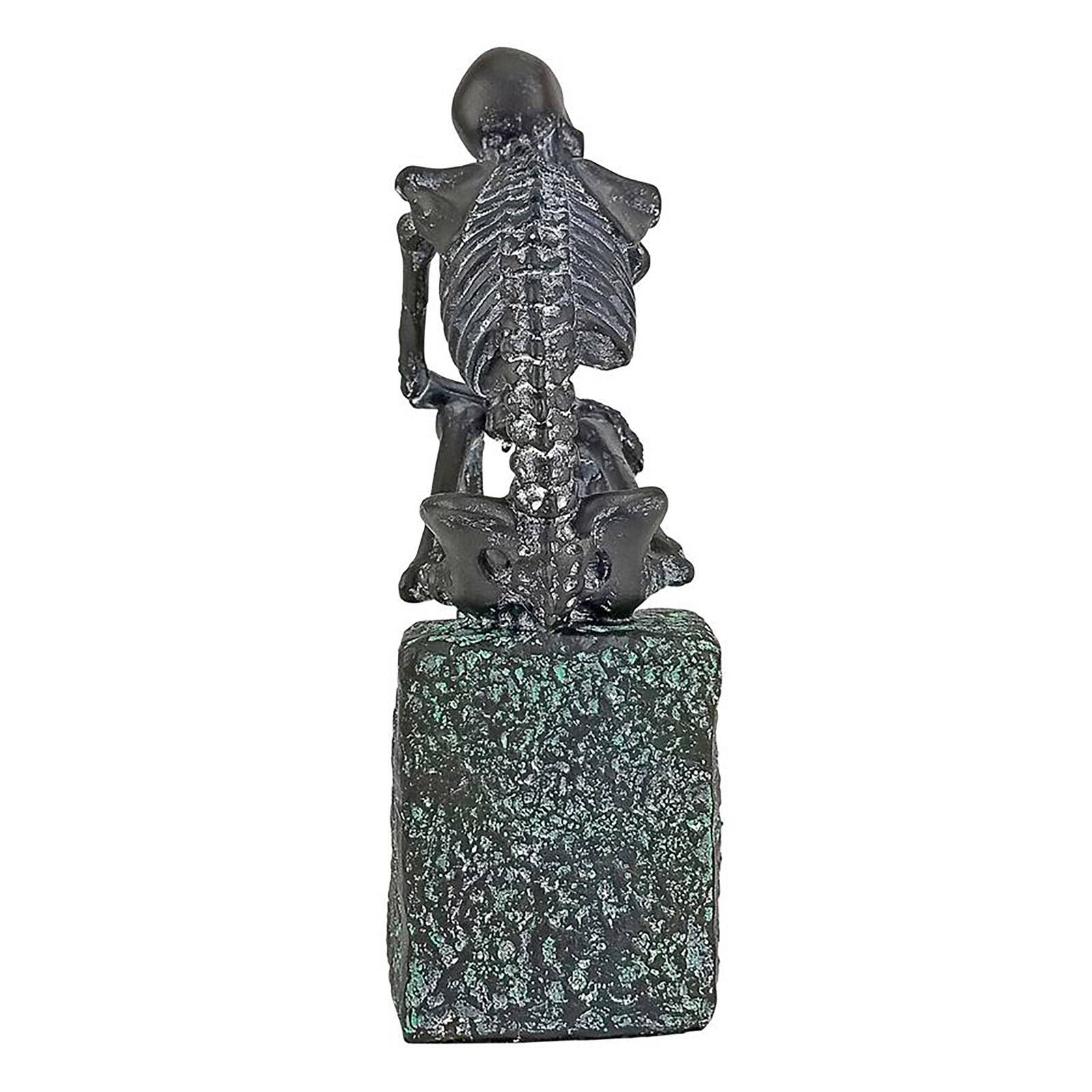 Design Toscano 10&#x22; The Skeleton Thinker Statue