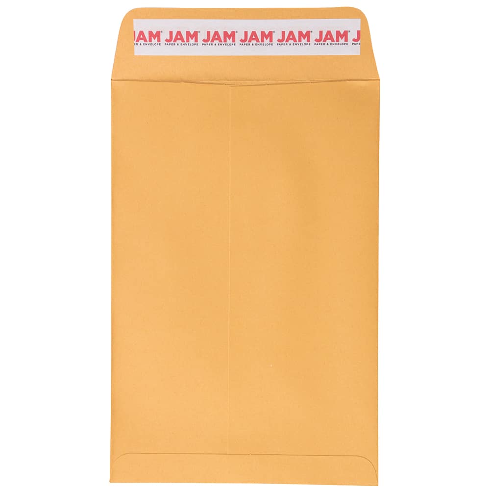 JAM Paper 6" x 9" Brown Kraft Manila Open End Catalog Envelopes