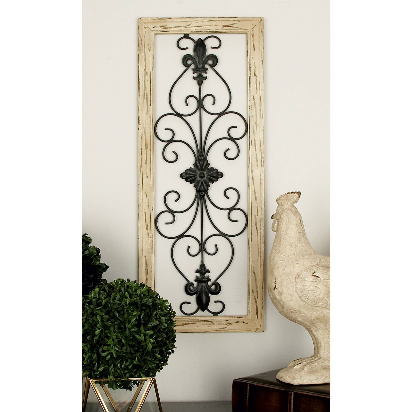 Set of 2 Multi Colored Wood Rustic Wall Decor, 12&#x22; x 30&#x22;