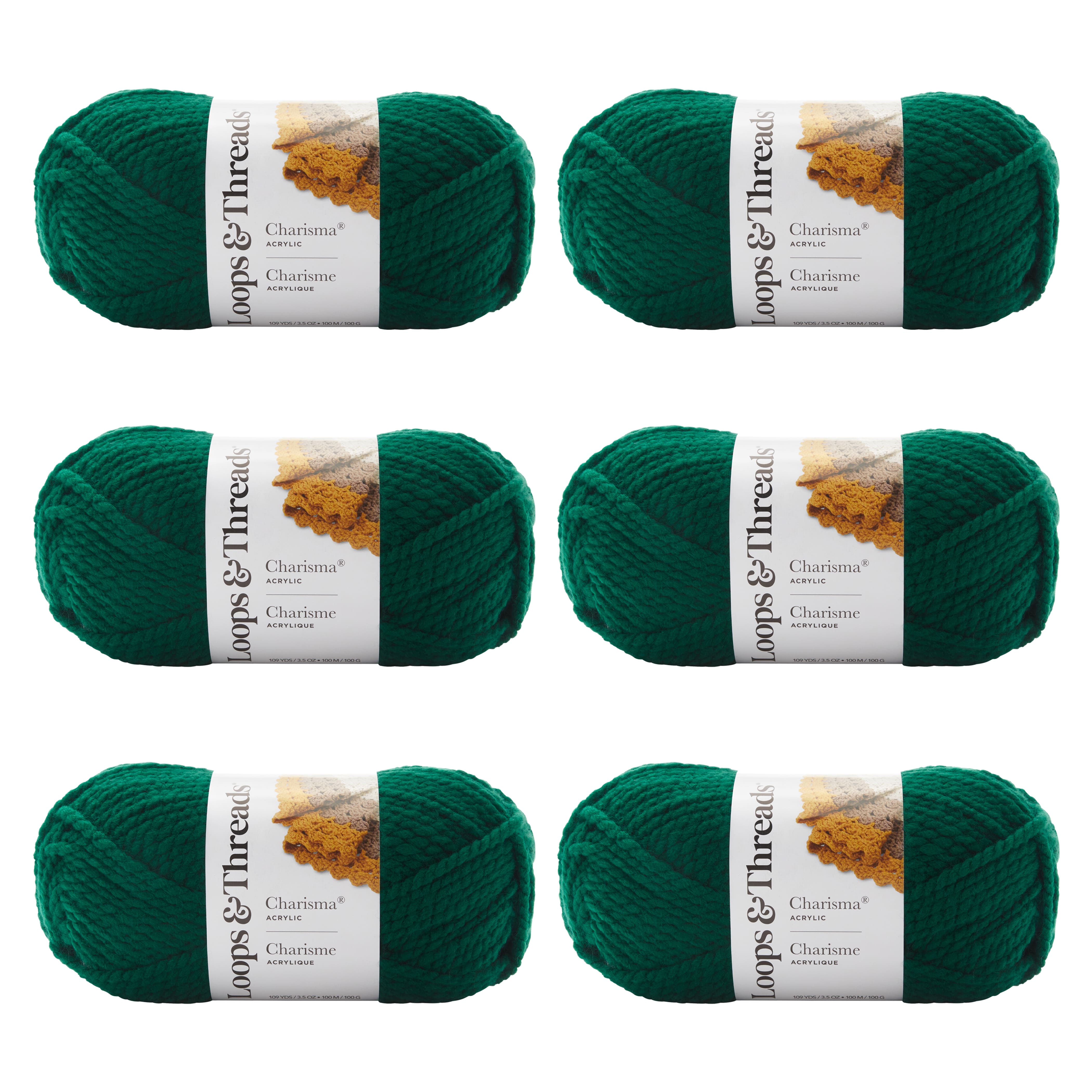 6 Pack: Charisma® Yarn by Loops & Threads®