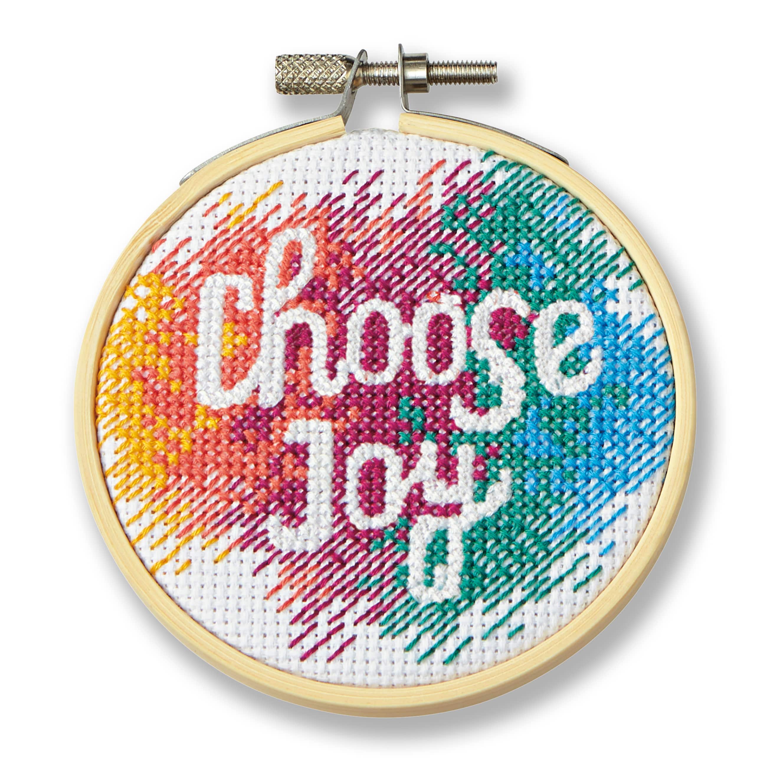 Choose Joy Cross Stitch Kit by Loops & Threads®
