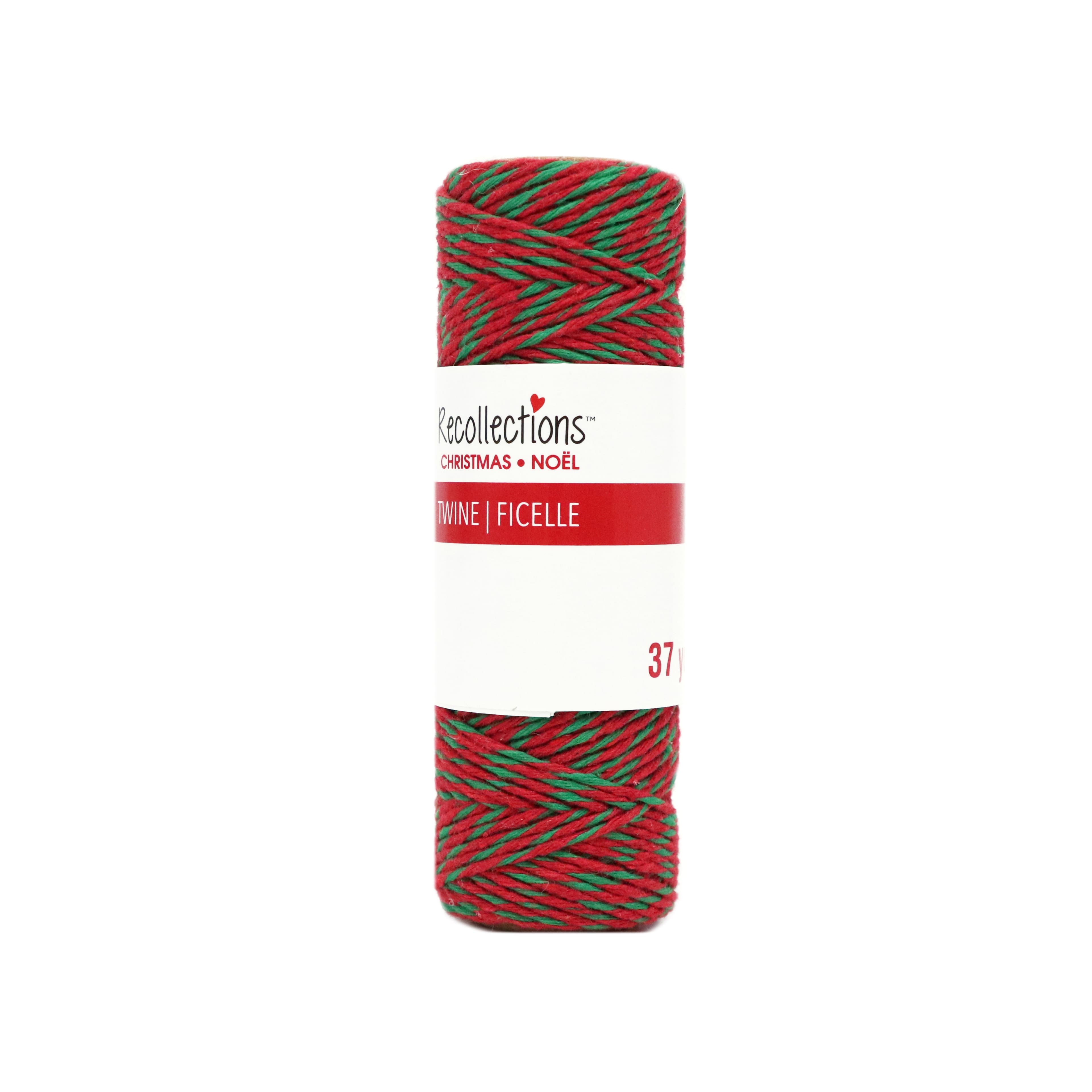 37yd. Red &#x26; Green Twine by Recollections&#x2122;