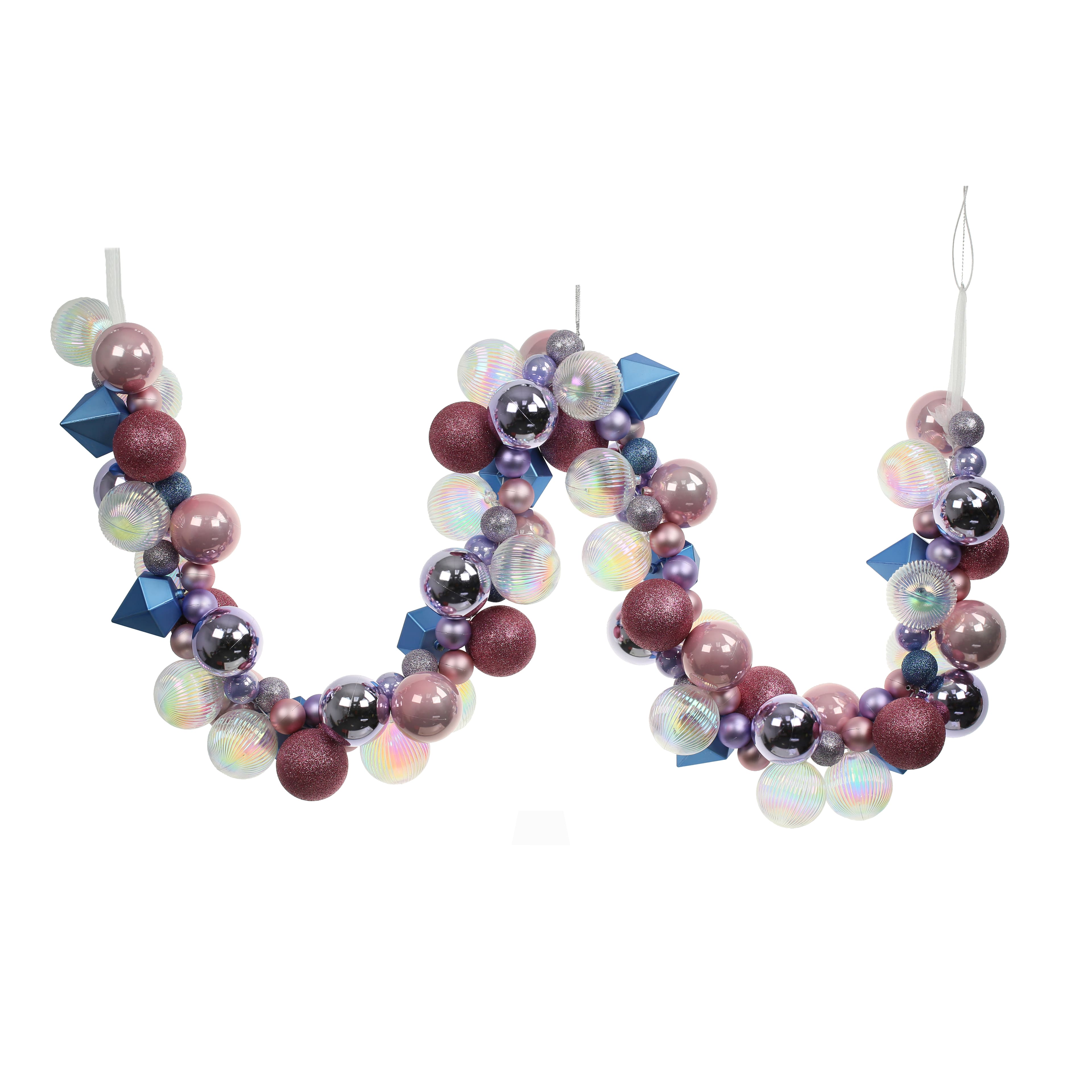 6ft. Blue &#x26; Pink Shatterproof Ball Garland by Ashland&#xAE;