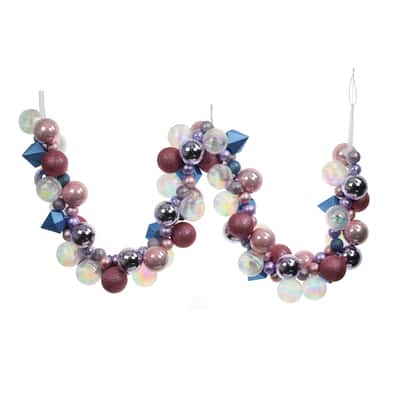 6ft. Blue & Pink Shatterproof Ball Garland by Ashland® | Michaels