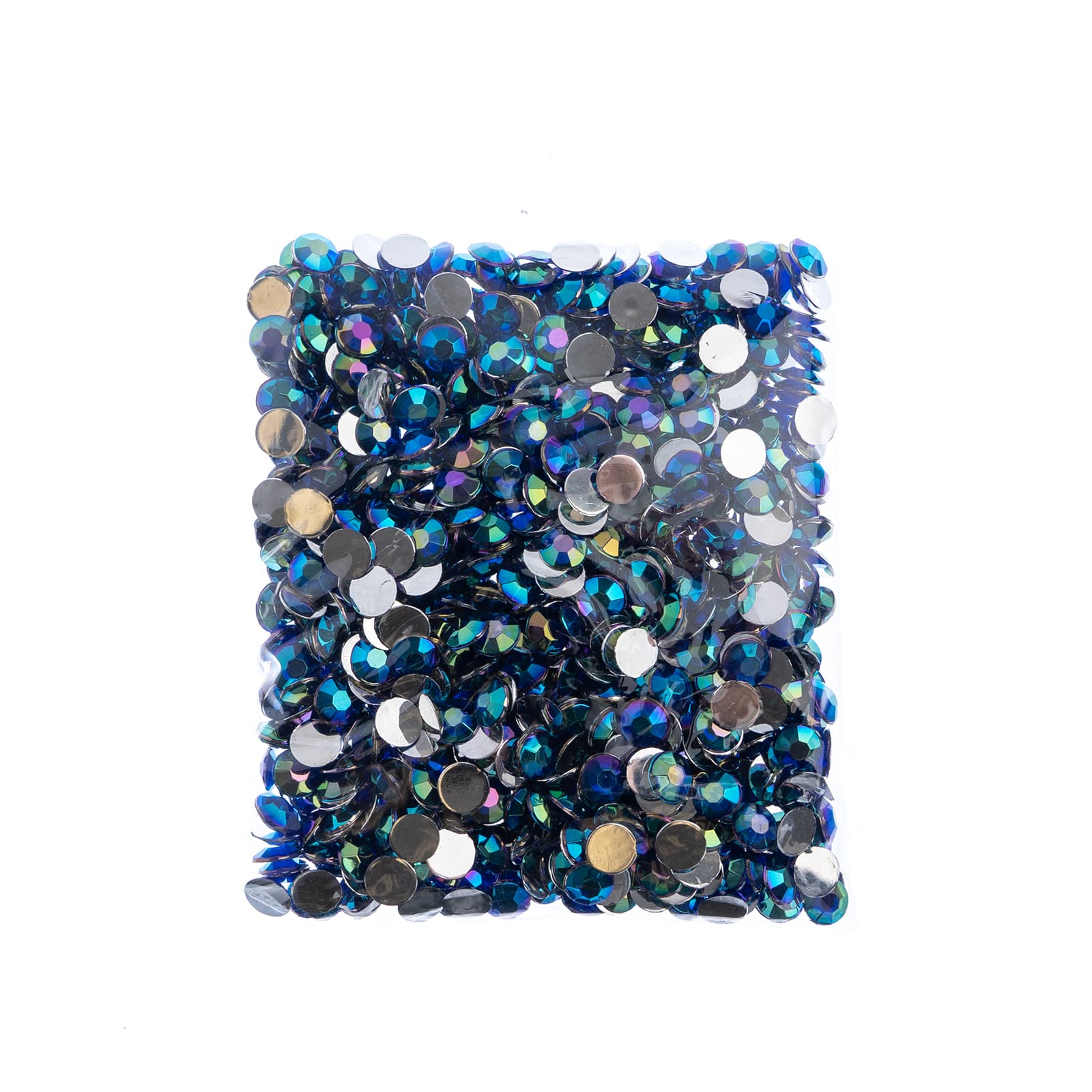 John Bead 8mm Acrylic Round Flat Back Rhinestones, 1,000ct.