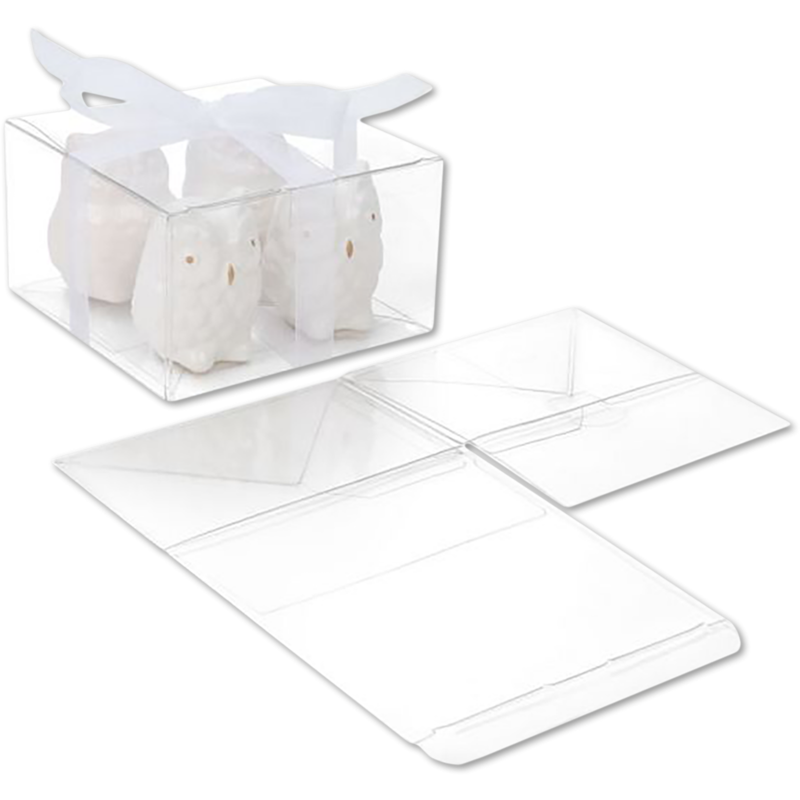 JAM Paper Clear Pop & Lock Top Boxes, 25ct.