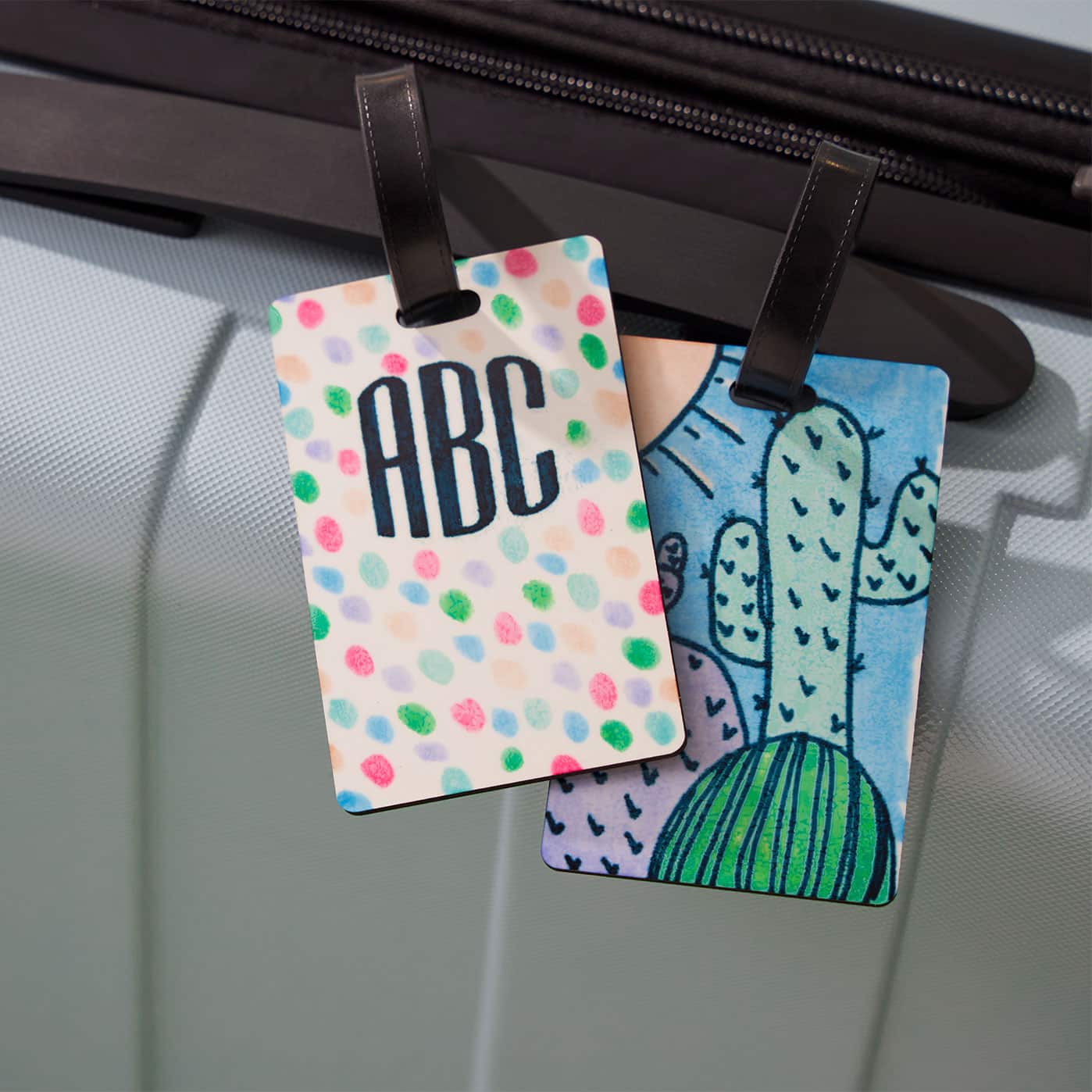Monogram Sublimation Luggage Tag