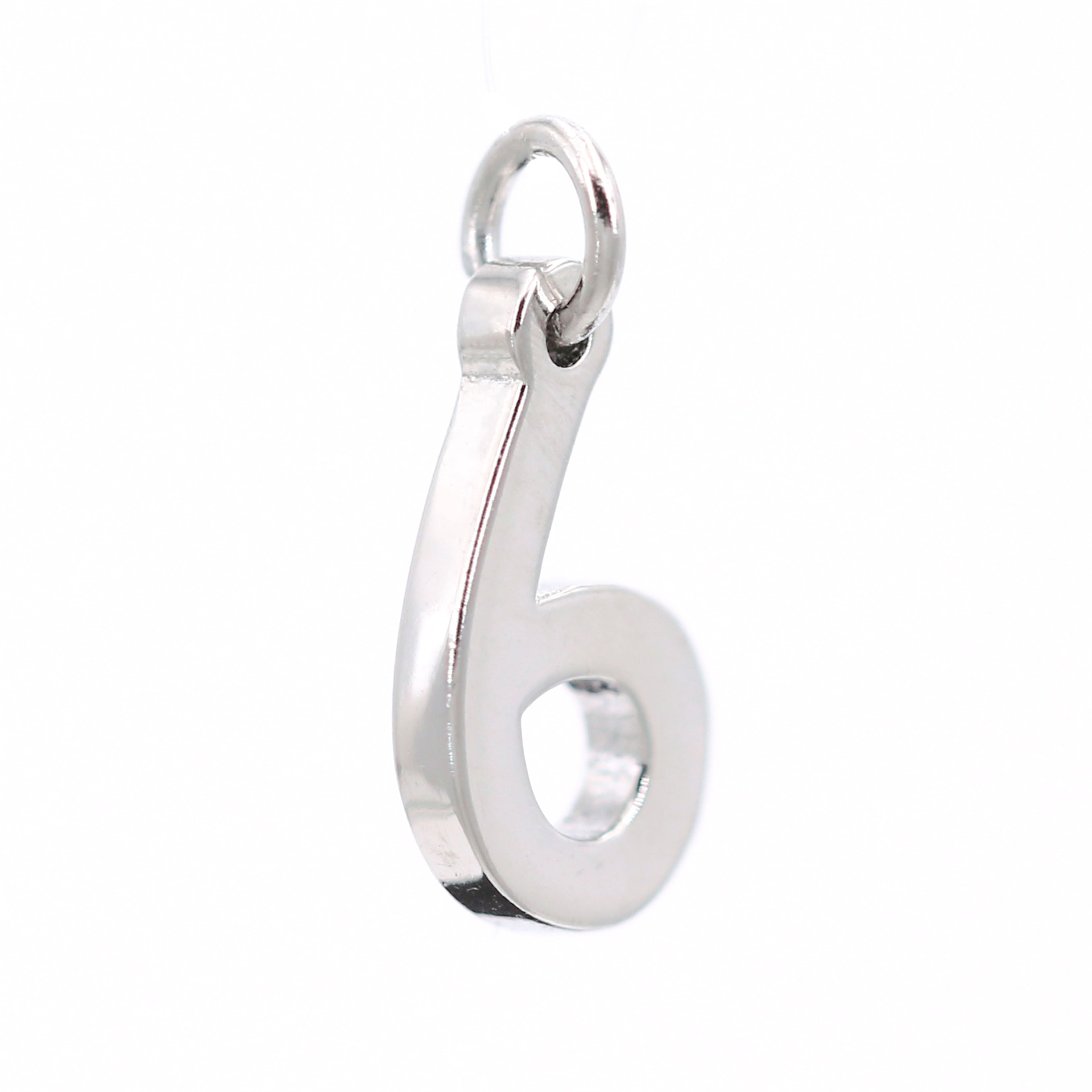 12 Pack: Sterling Silver Number Charm by Bead Landing™