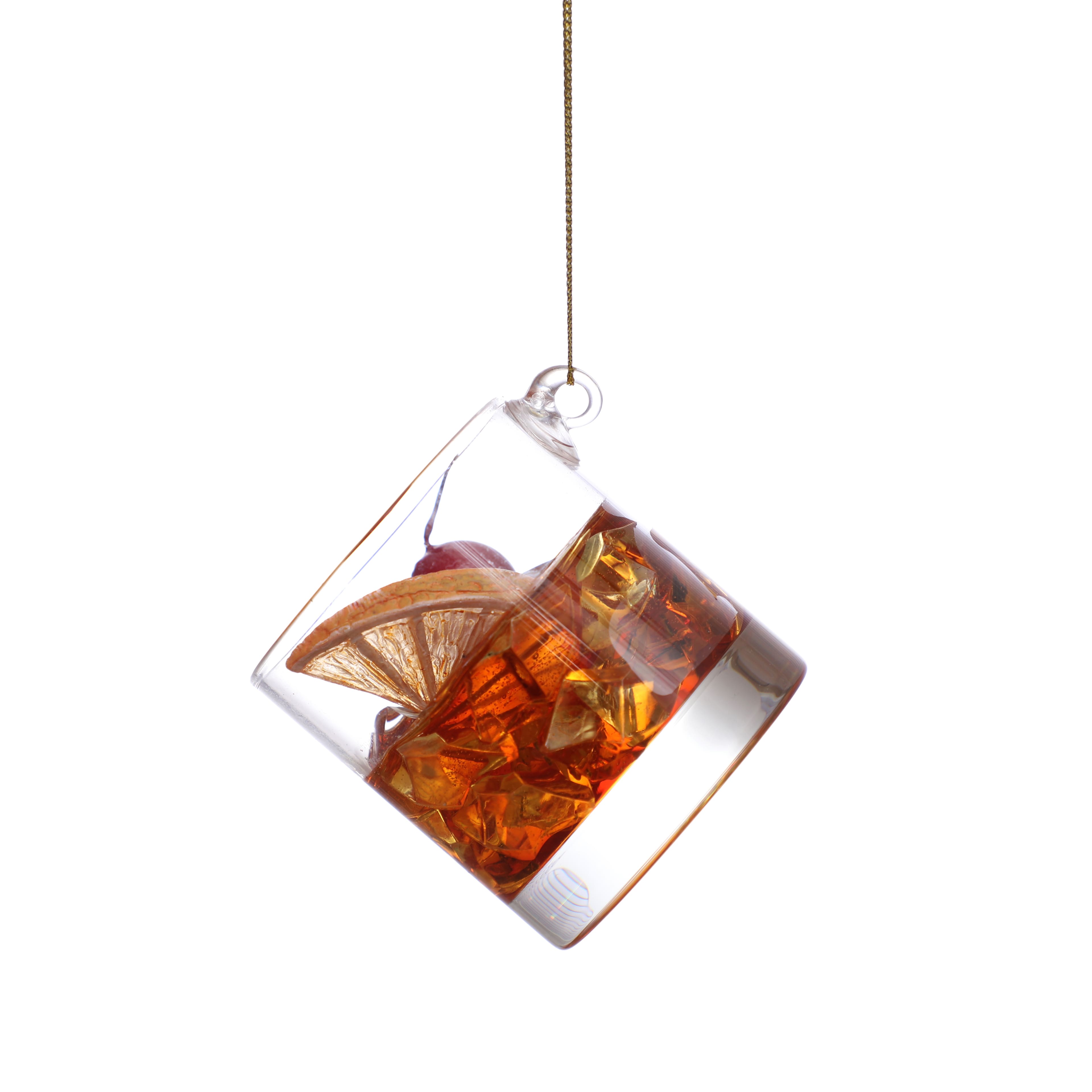 2.5&#x22; Cherry Cocktail Glass Ornament by Ashland&#xAE;