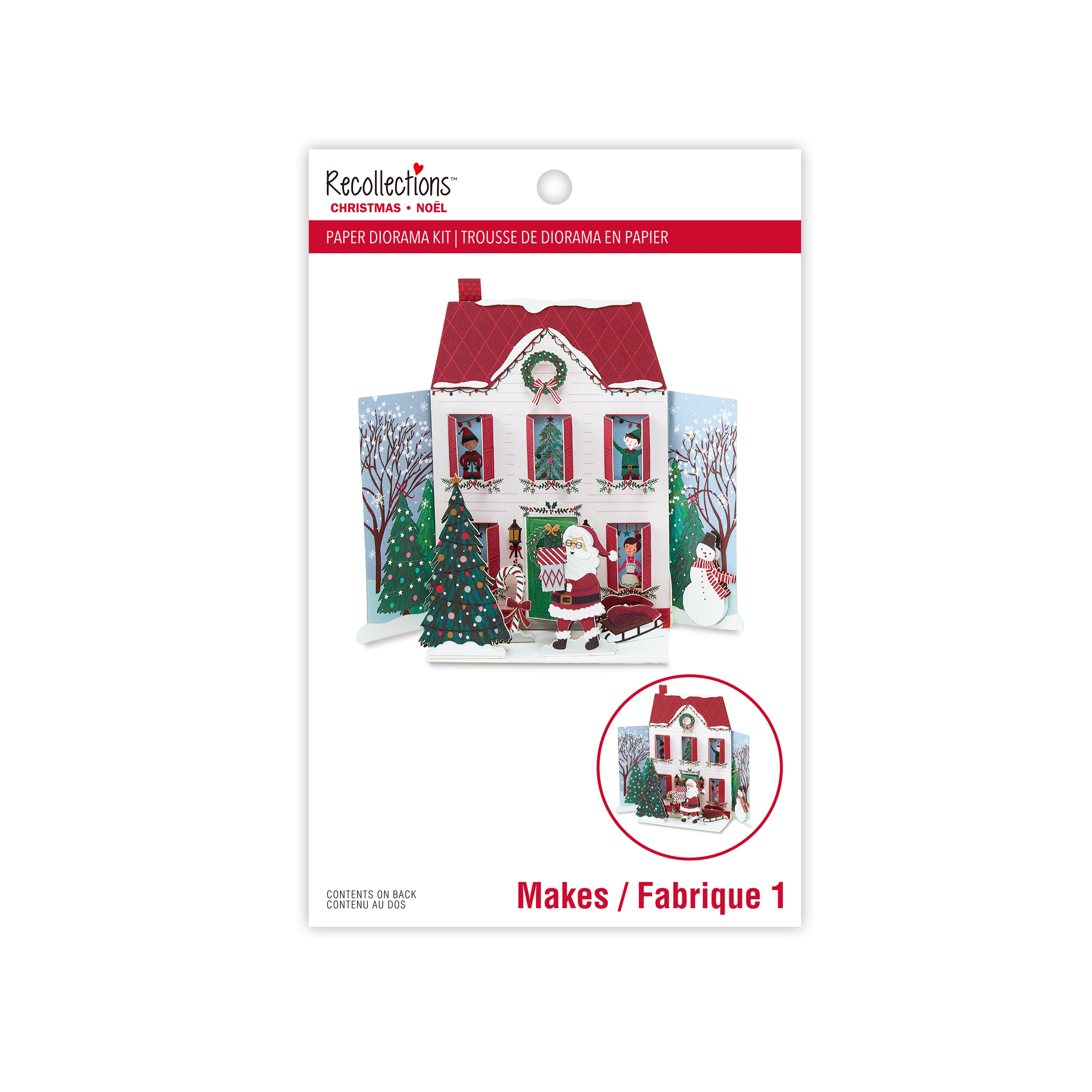 Christmas House Paper Diorama Kit by Recollections&#x2122;