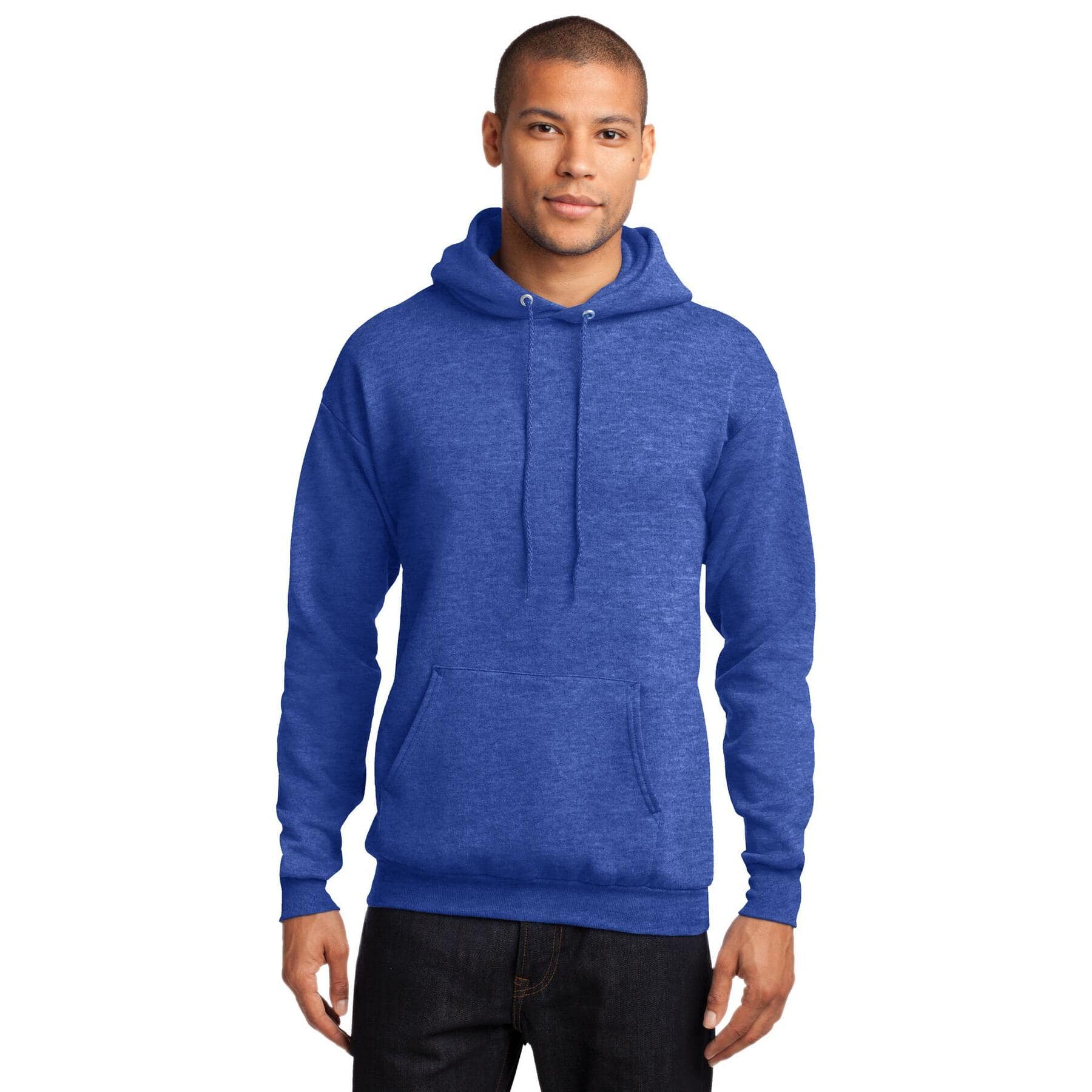 Port & Company® Heathered Colors Core Fleece Pullover Hooded Sweatshirt