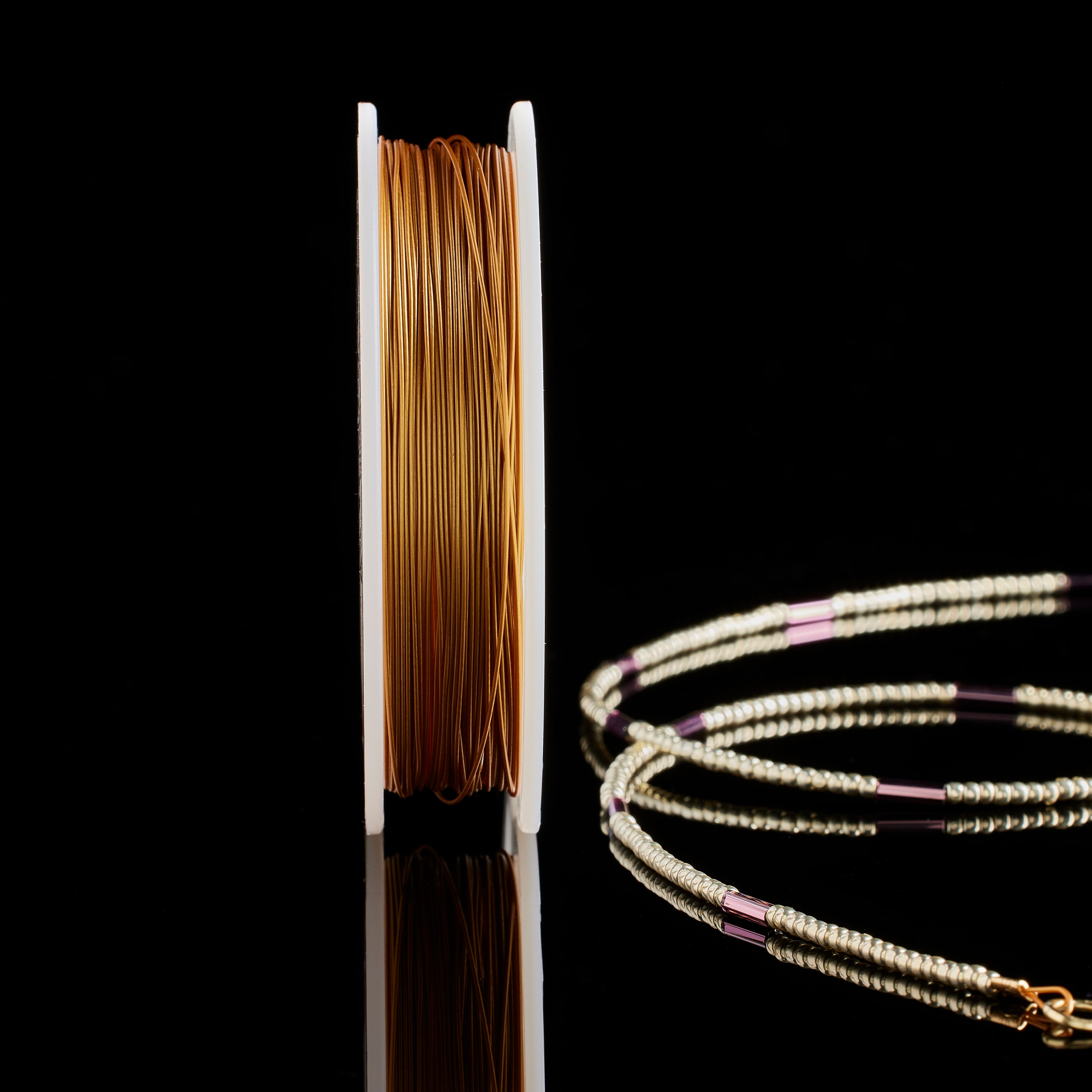 Beadalon&#xAE; 7 Strand Satin Gold Bead Stringing Wire