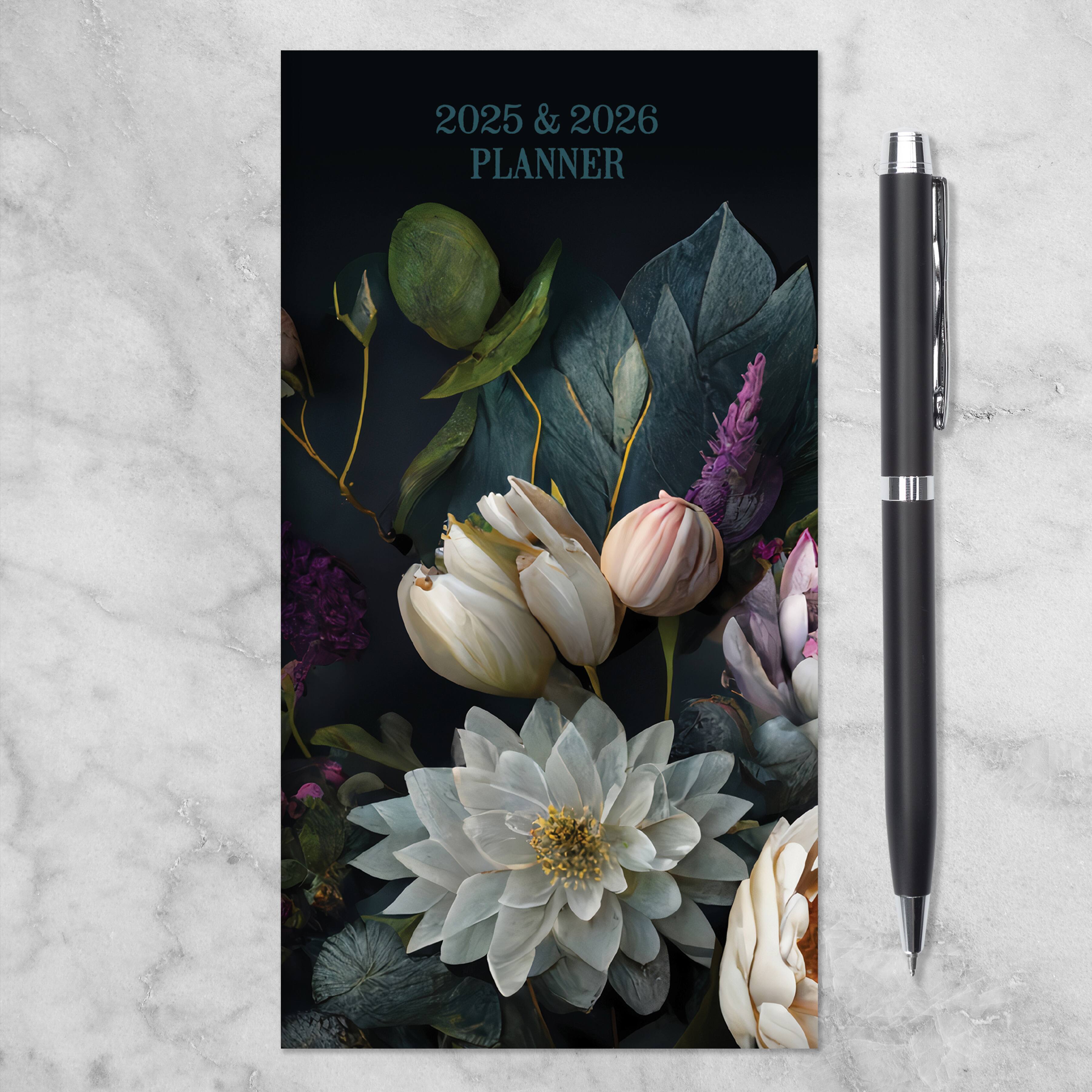 TF Publishing 2025-2026 Small Dutch Flora Monthly Pocket Planner