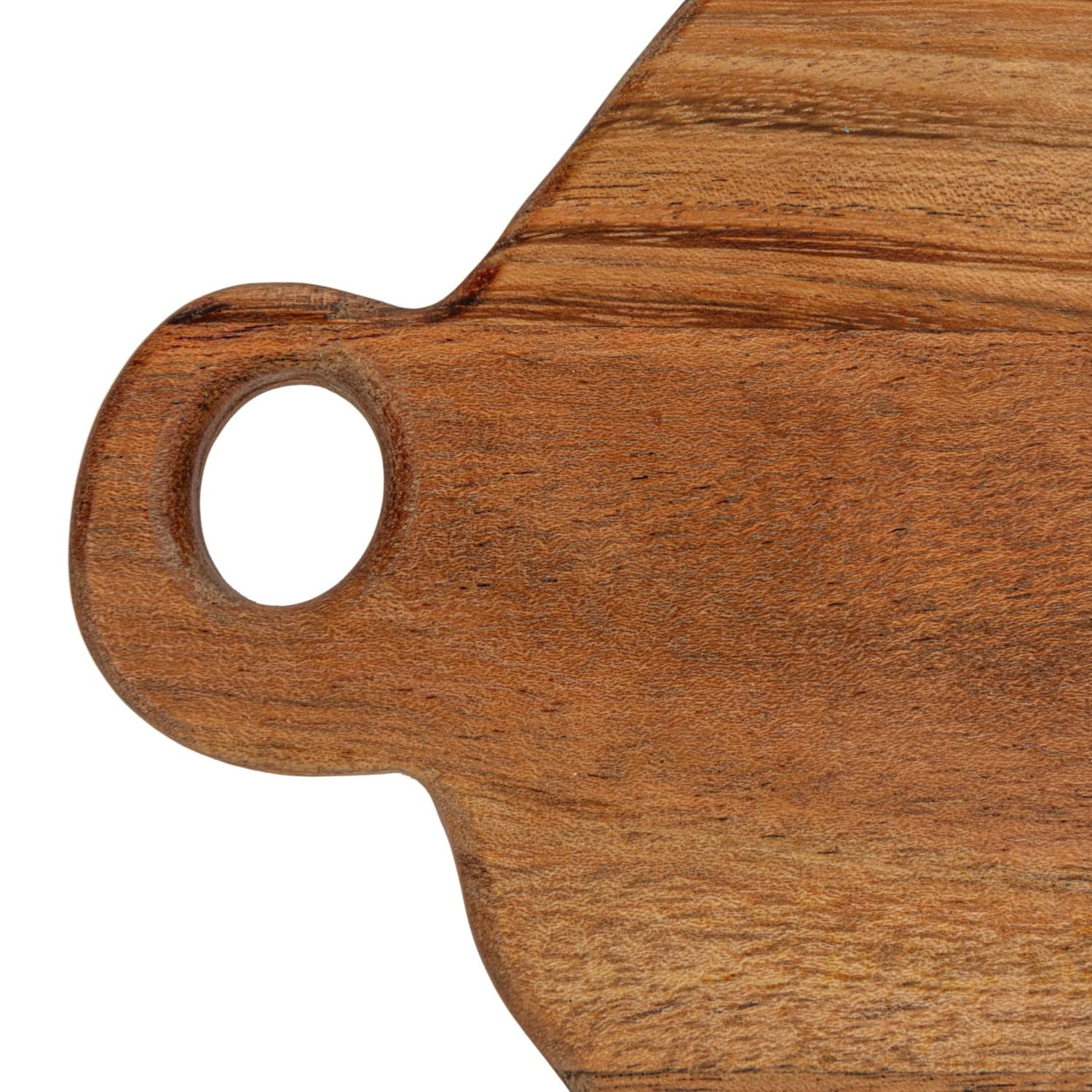 11.75&#x22; Natural Pig Shaped Mango Wood Handled Cheese &#x26; Cutting Board