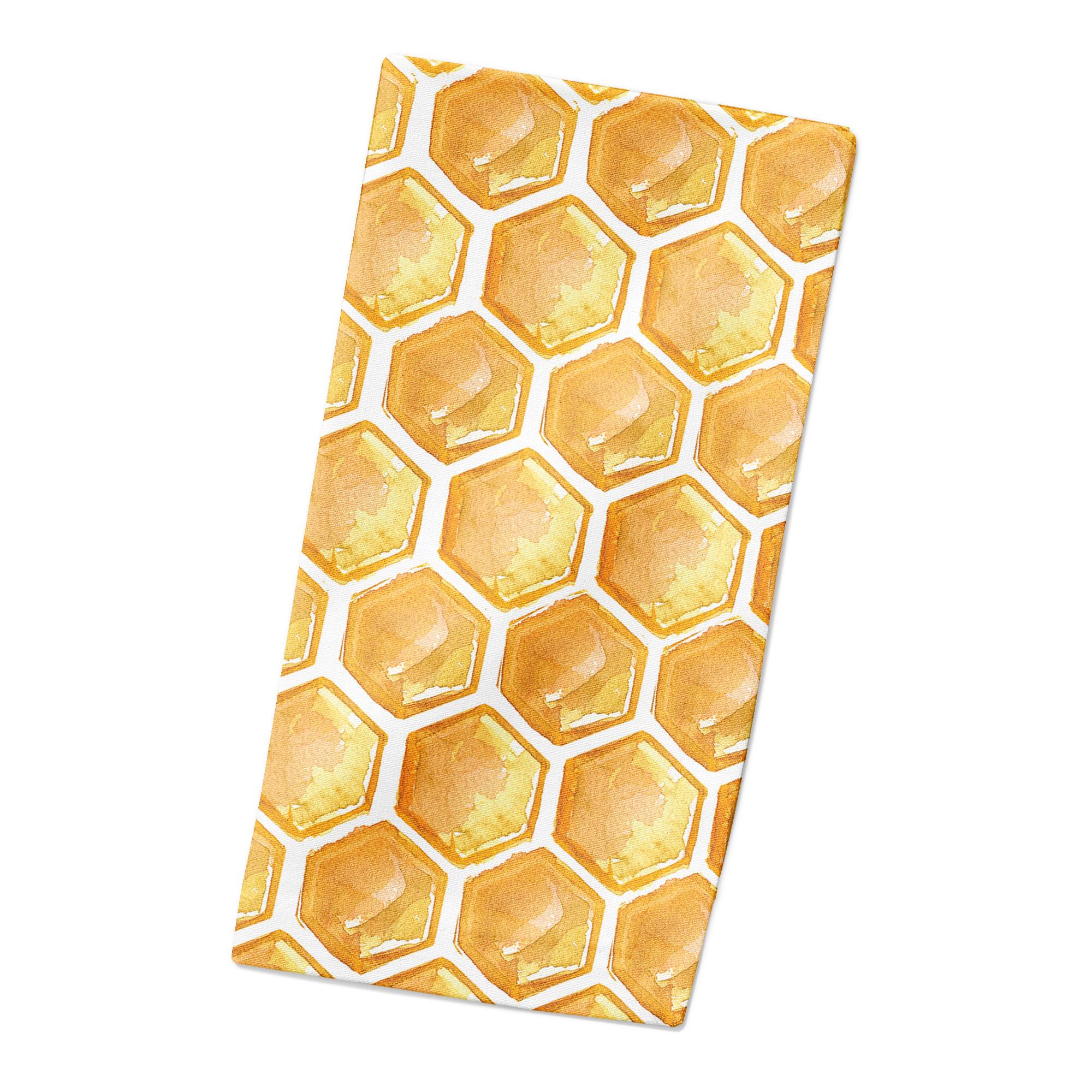 Painted Honeycomb 10" x 10" Cotton Twill Napkin