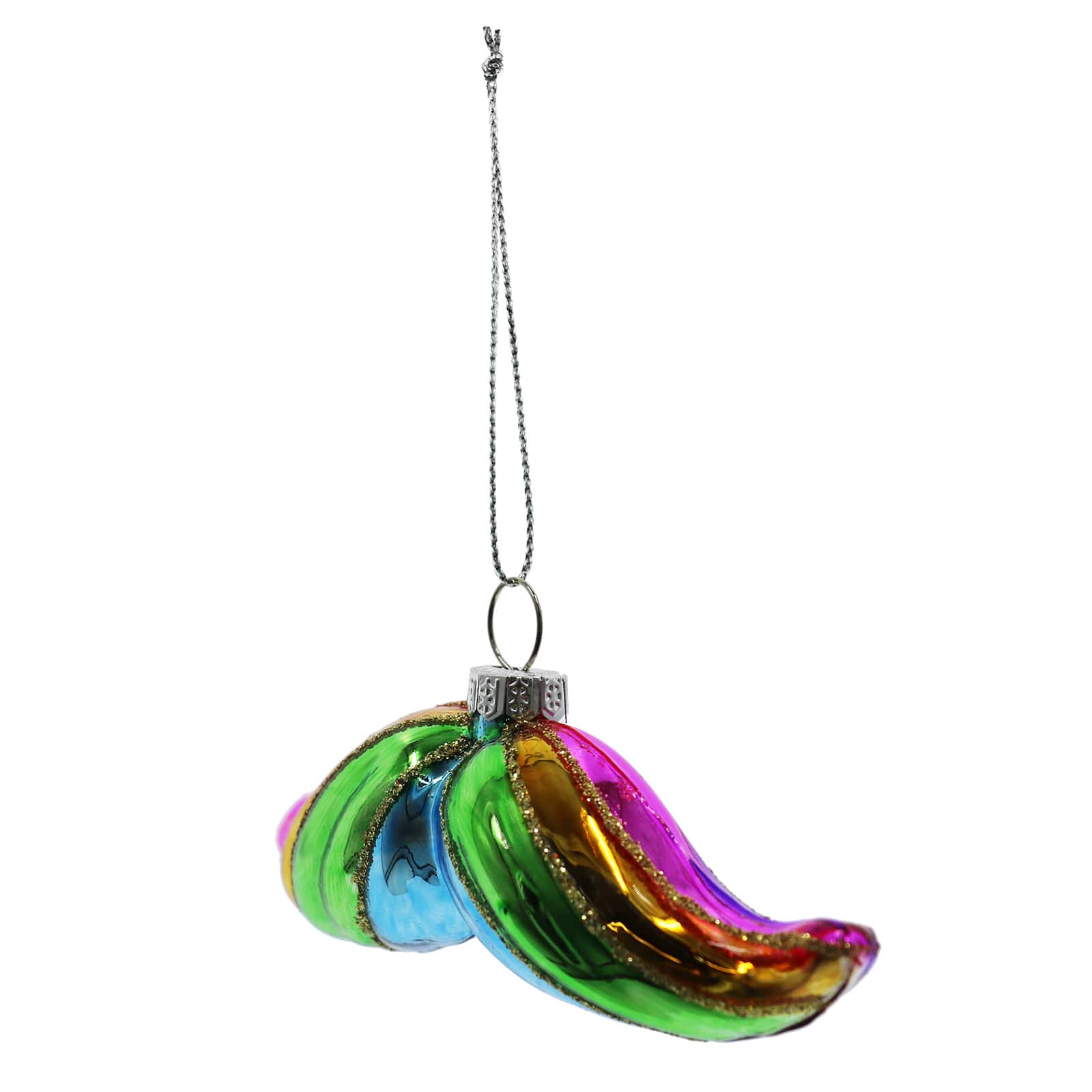 4&#x22; Pride Mustache Glass Ornament by Ashland&#xAE;