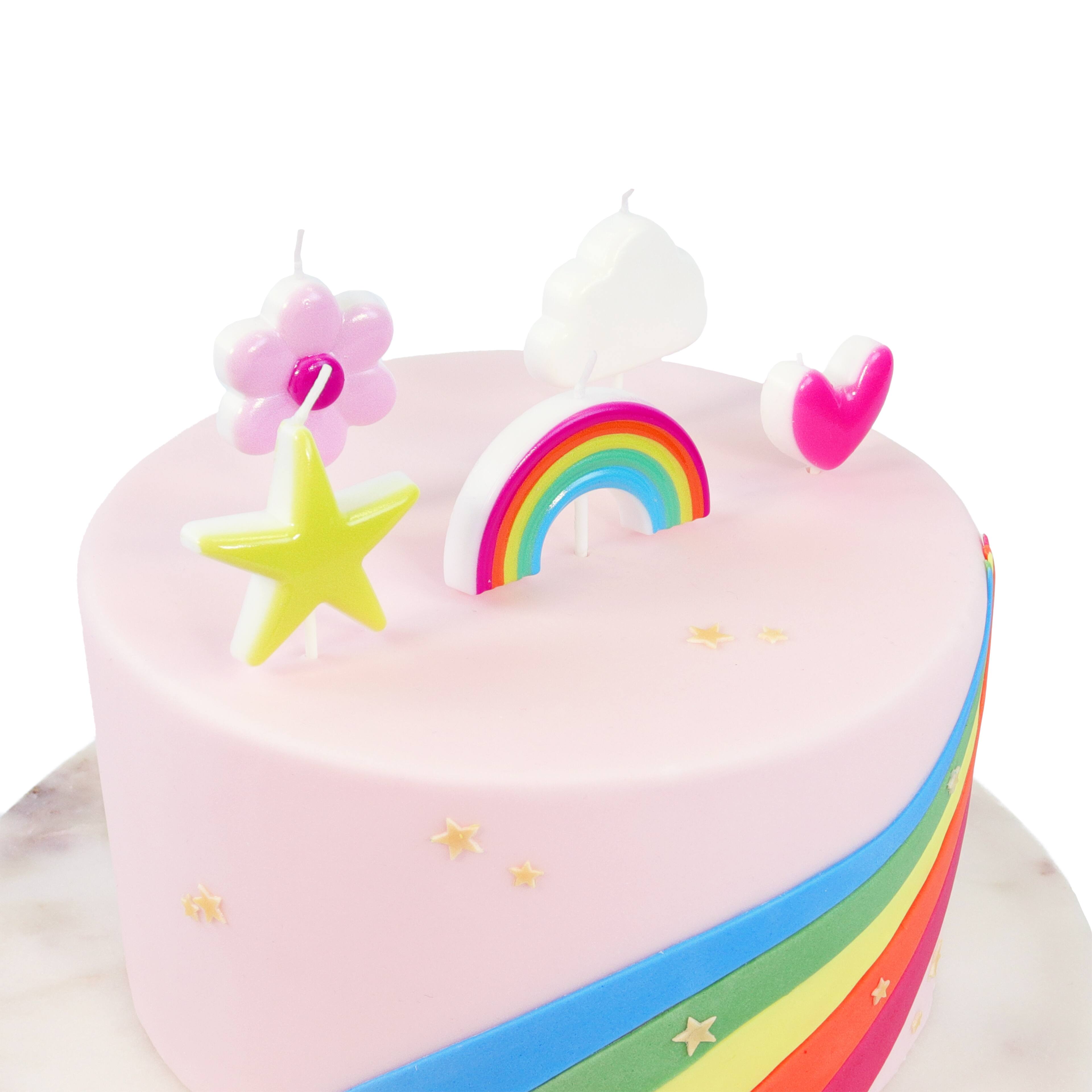 PME Party&#xAE; Rainbow Birthday Candle Set