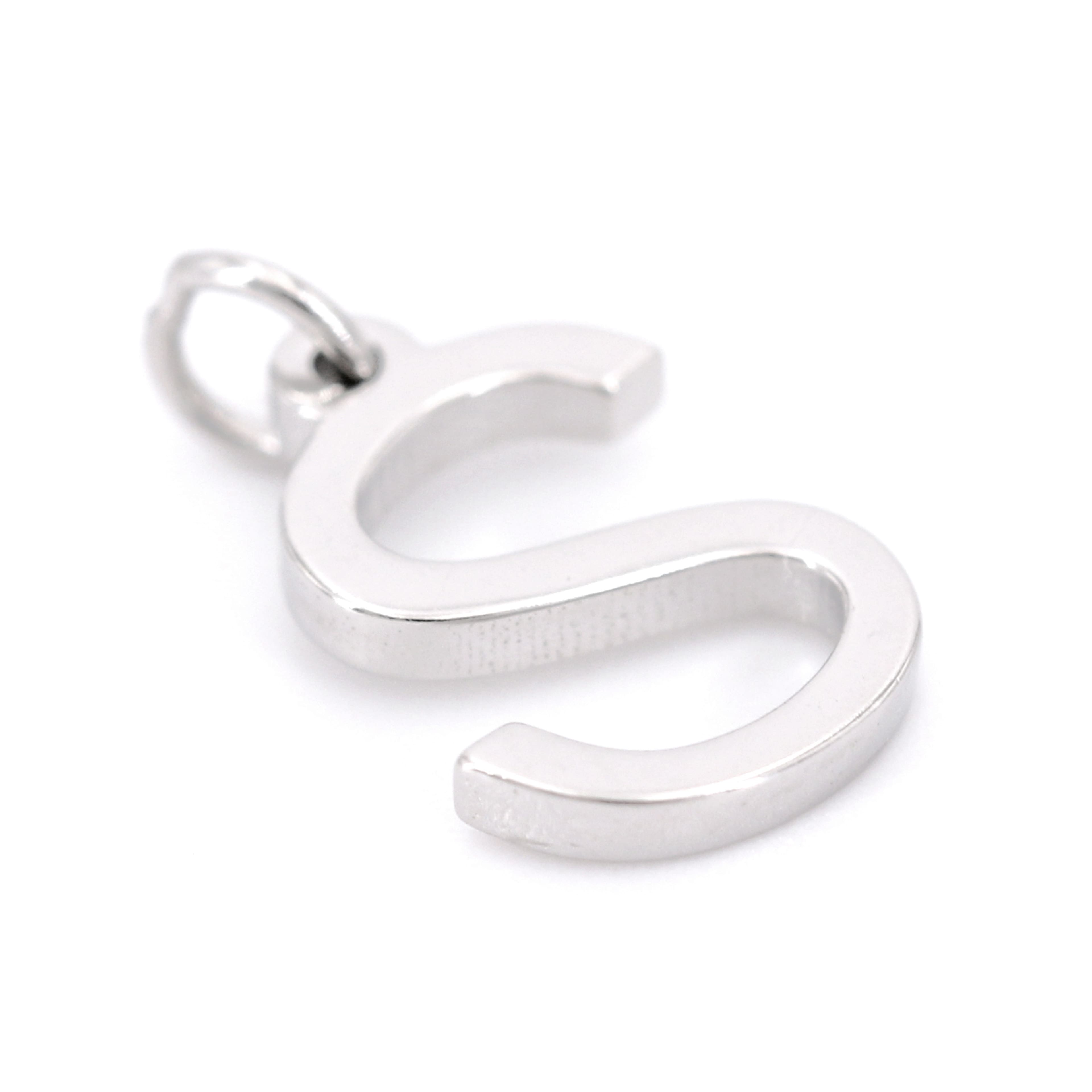 12 Pack: Sterling Silver Alphabet Charm by Bead Landing™