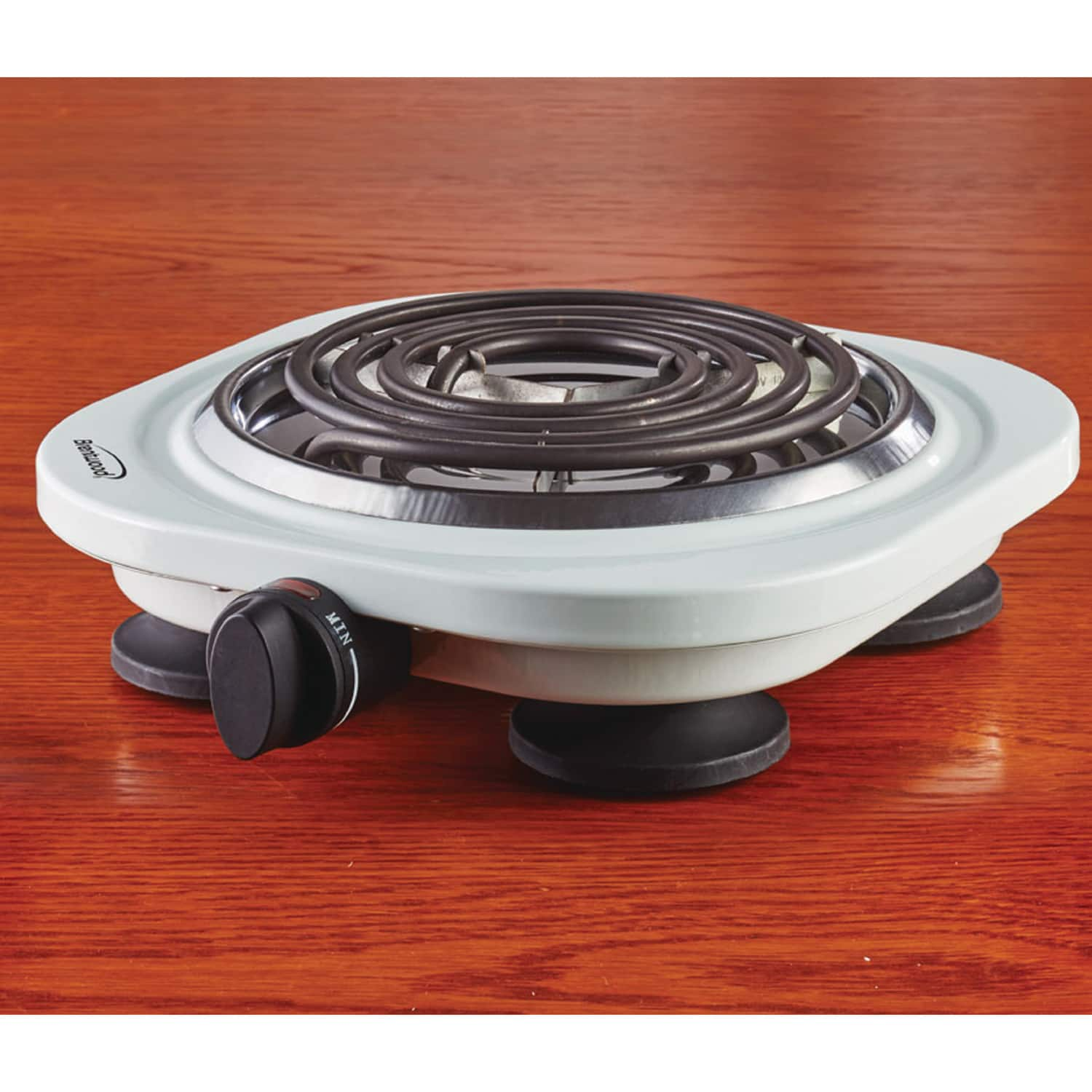 Brentwood White 1000W Double Electric Burner