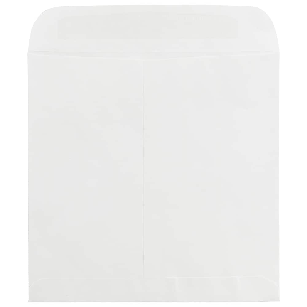 JAM Paper 12.5&#x22; Large White Square Invitation Envelopes