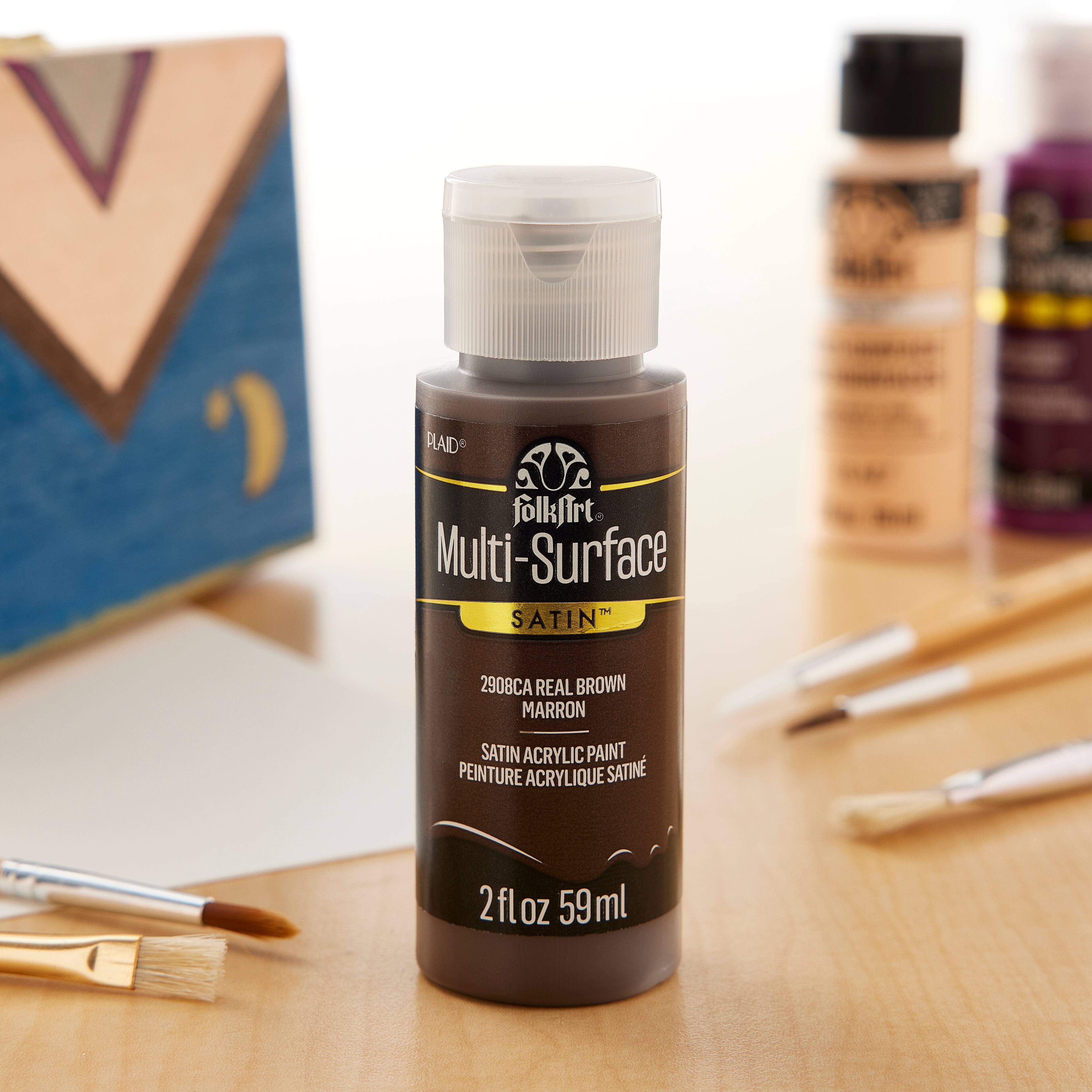 12 Pack: FolkArt® Multi-Surface Satin Acrylic Paint, 2oz.