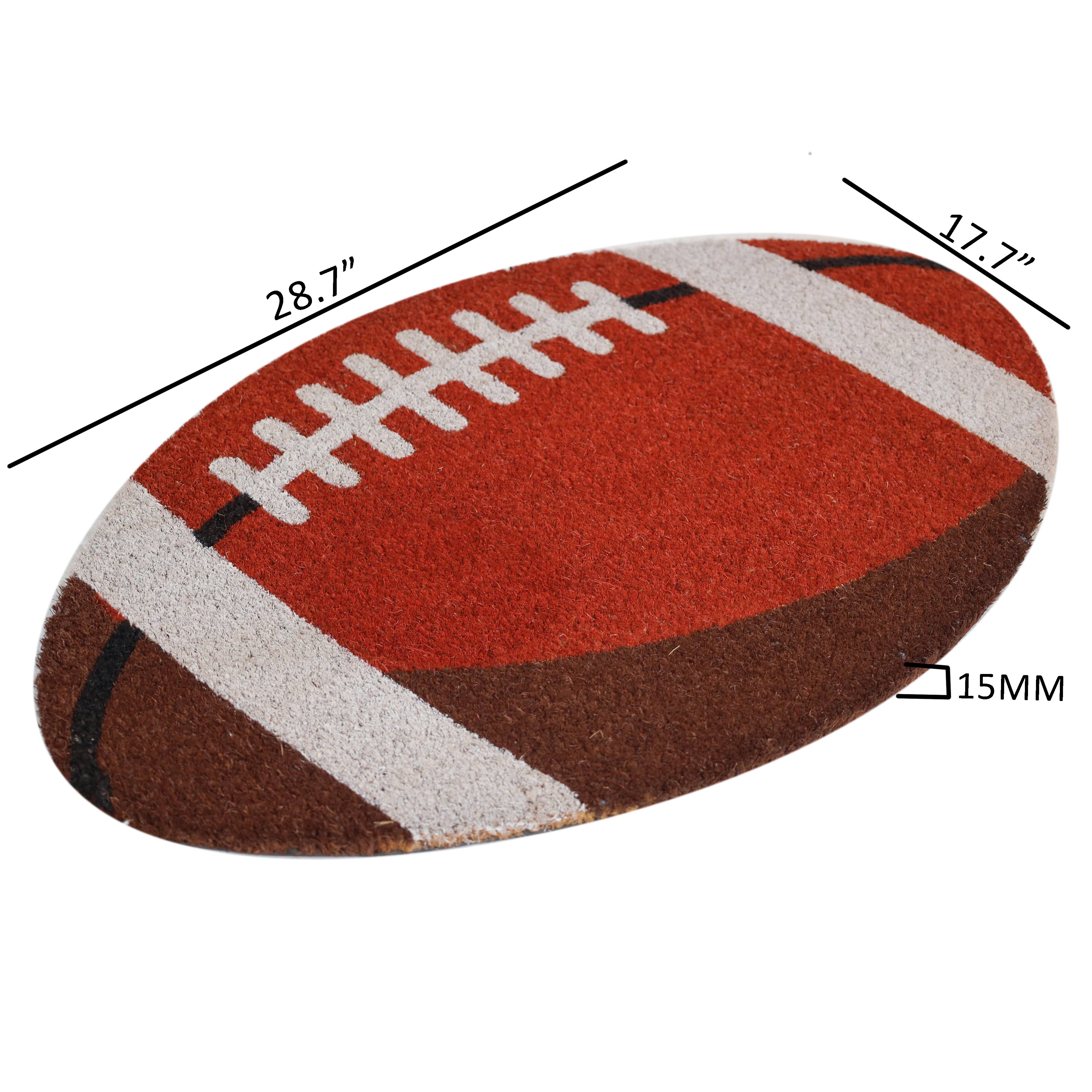 17.75&#x22; x 28.75&#x22; Football Doormat by Celebrate It&#x2122;