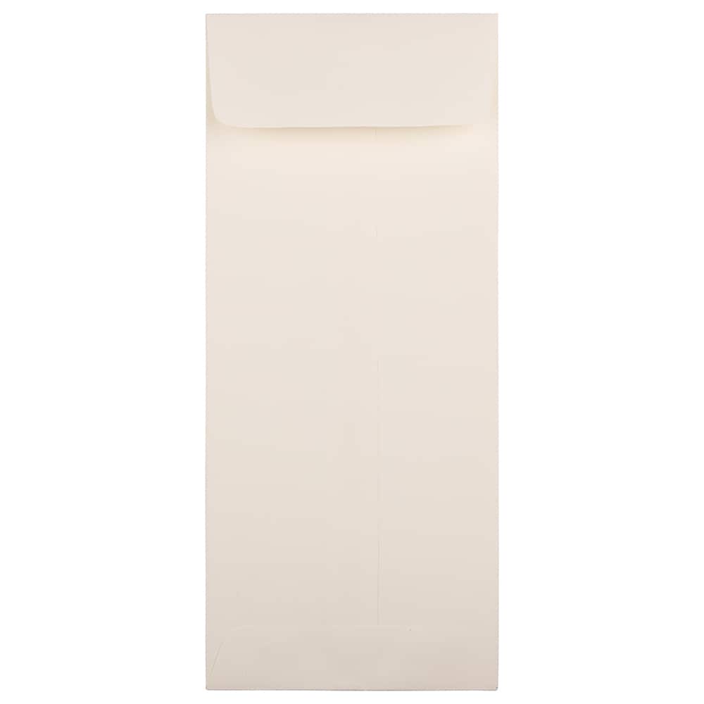 JAM Paper 4.5&#x22; x 10.375&#x22; Natural White Wove Business Envelopes, 50ct.