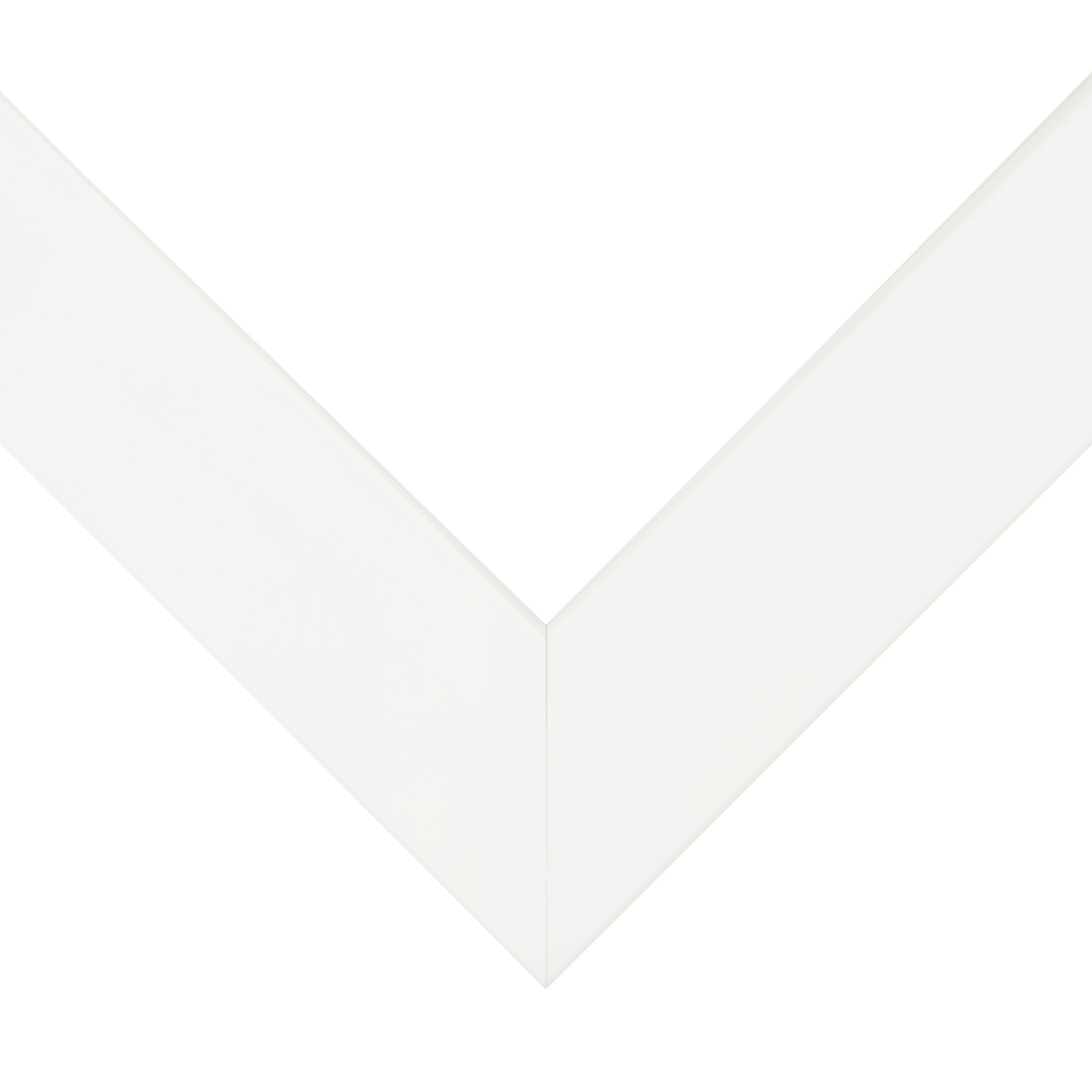 Frame USA Simply Poly White Single Image Picture Frame