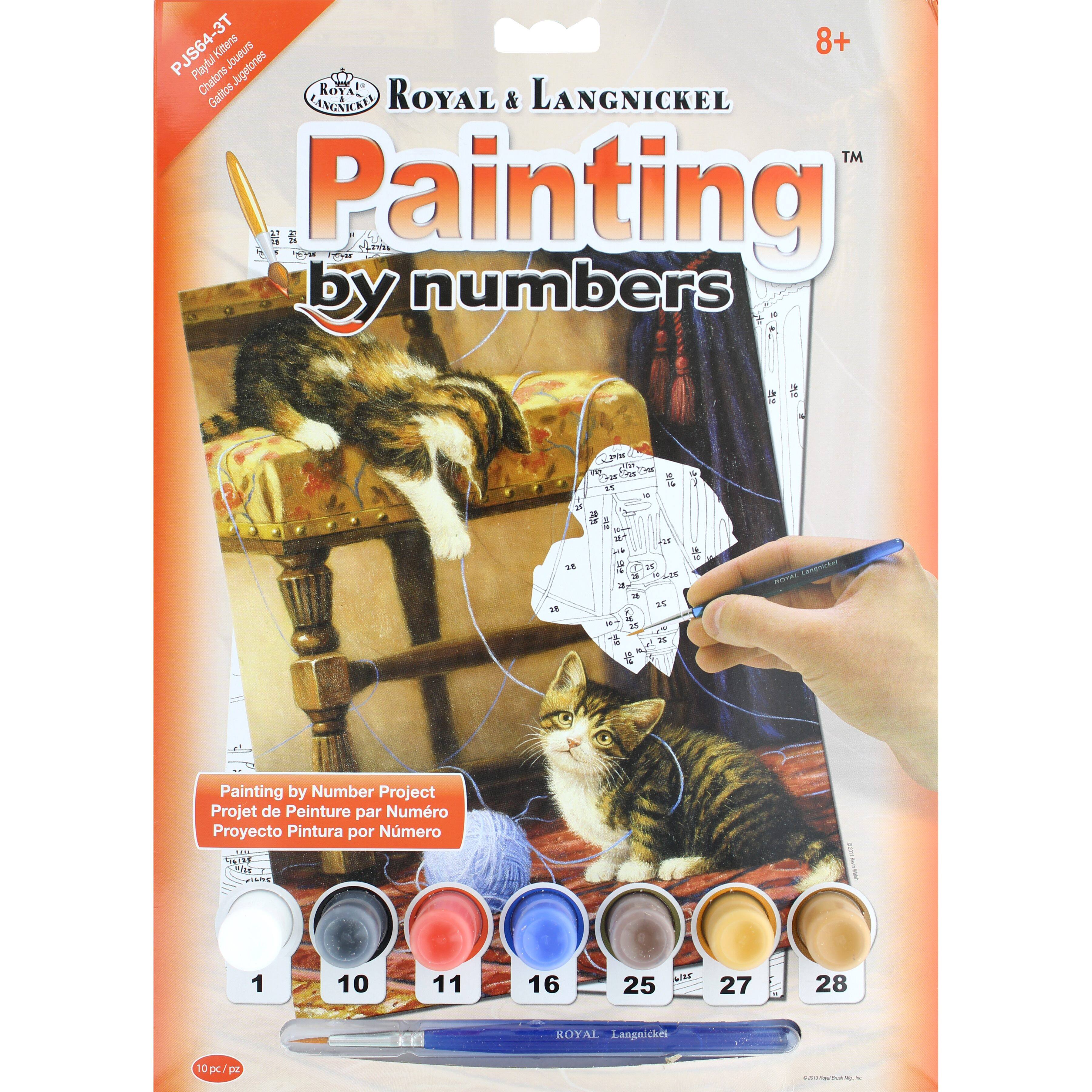 Royal & Langnickel® Painting by Numbers™ Junior Small Playful Kittens