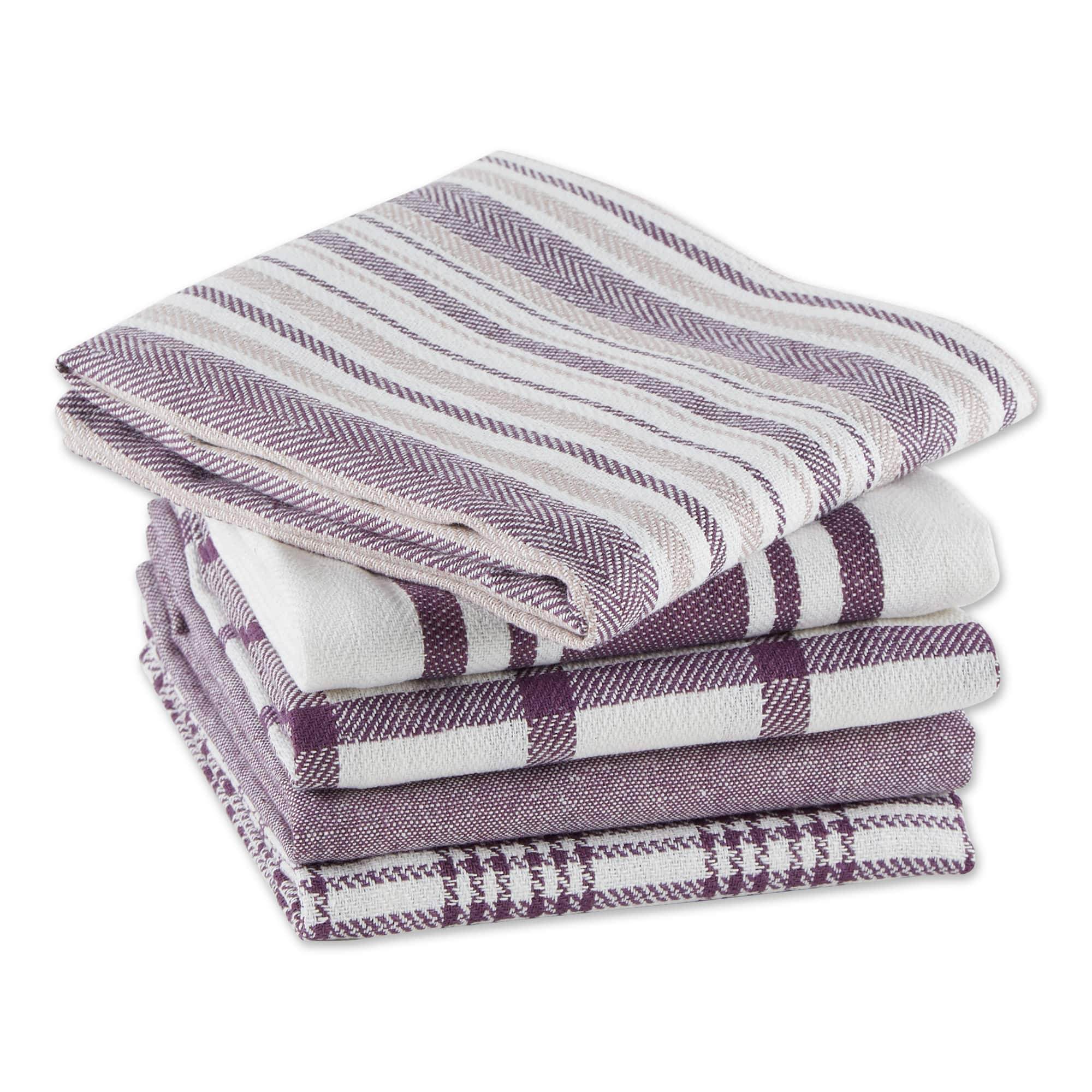 DII&#xAE; Woven Dish Towels, 5ct.