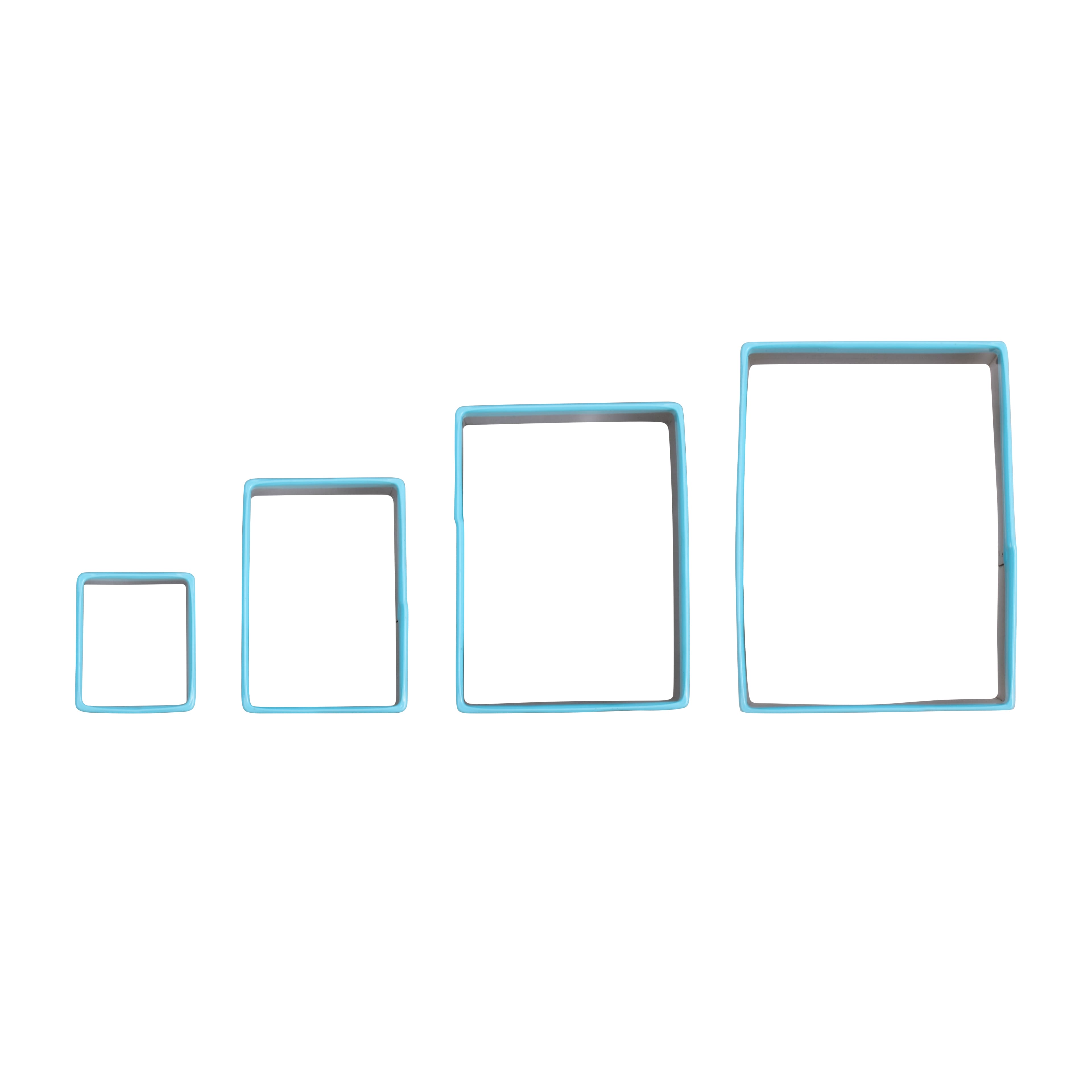 Rectangle Stainless Steel Nested Cookie Cutter Set by Celebrate It®