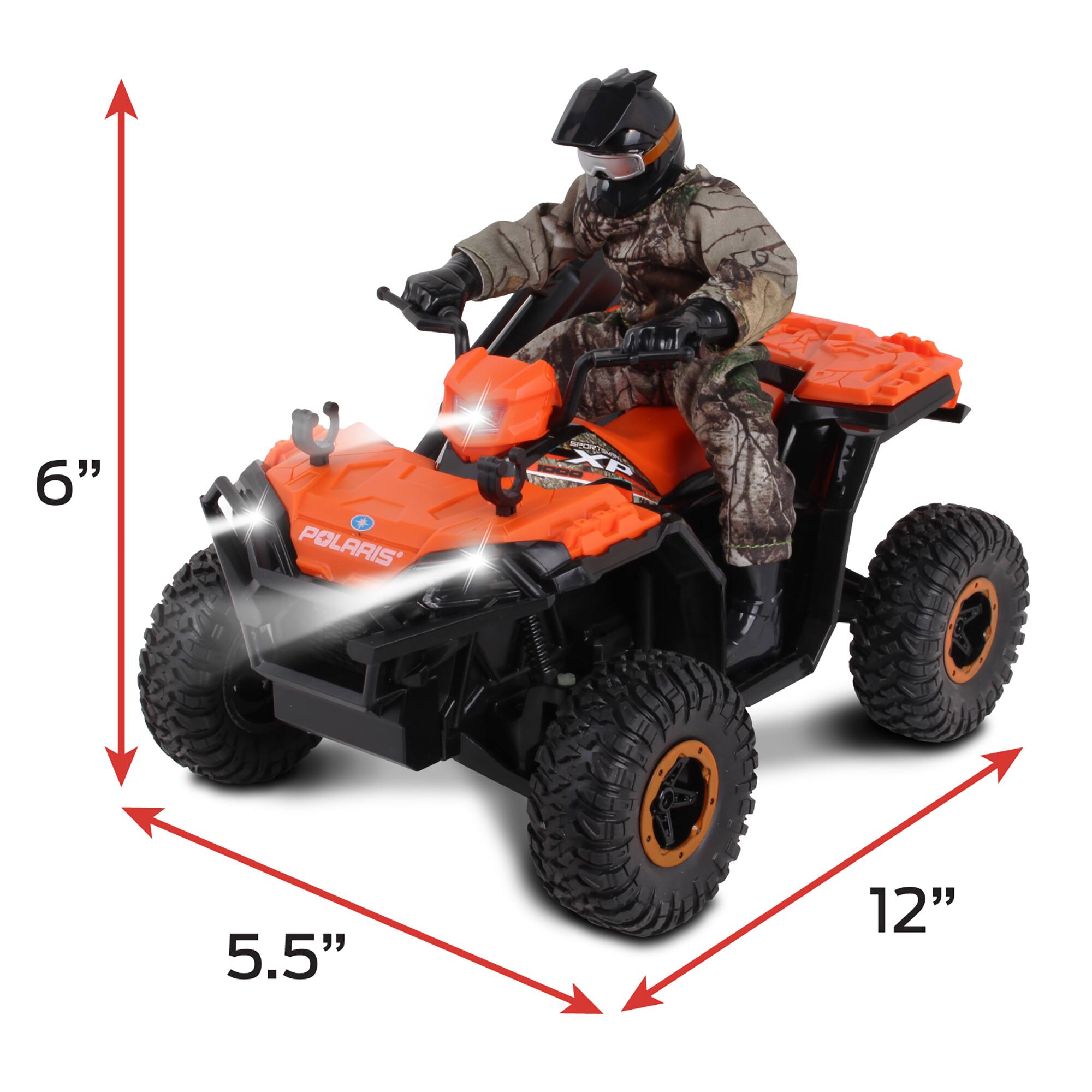 NKOK RealTree&#xAE; Polaris Sportsman XP 1000 R/C ATV Rider