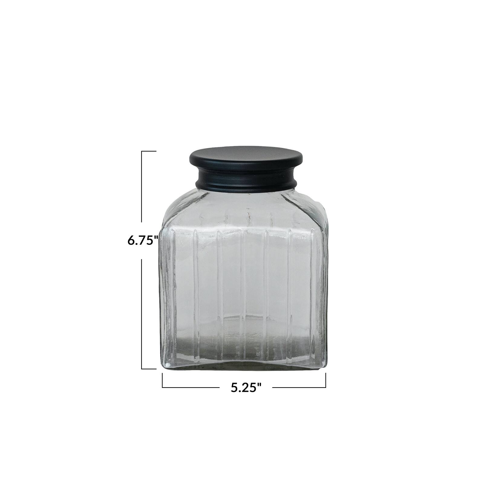 Hello Honey&#xAE; Hello Honey Square Glass Jar with Lid